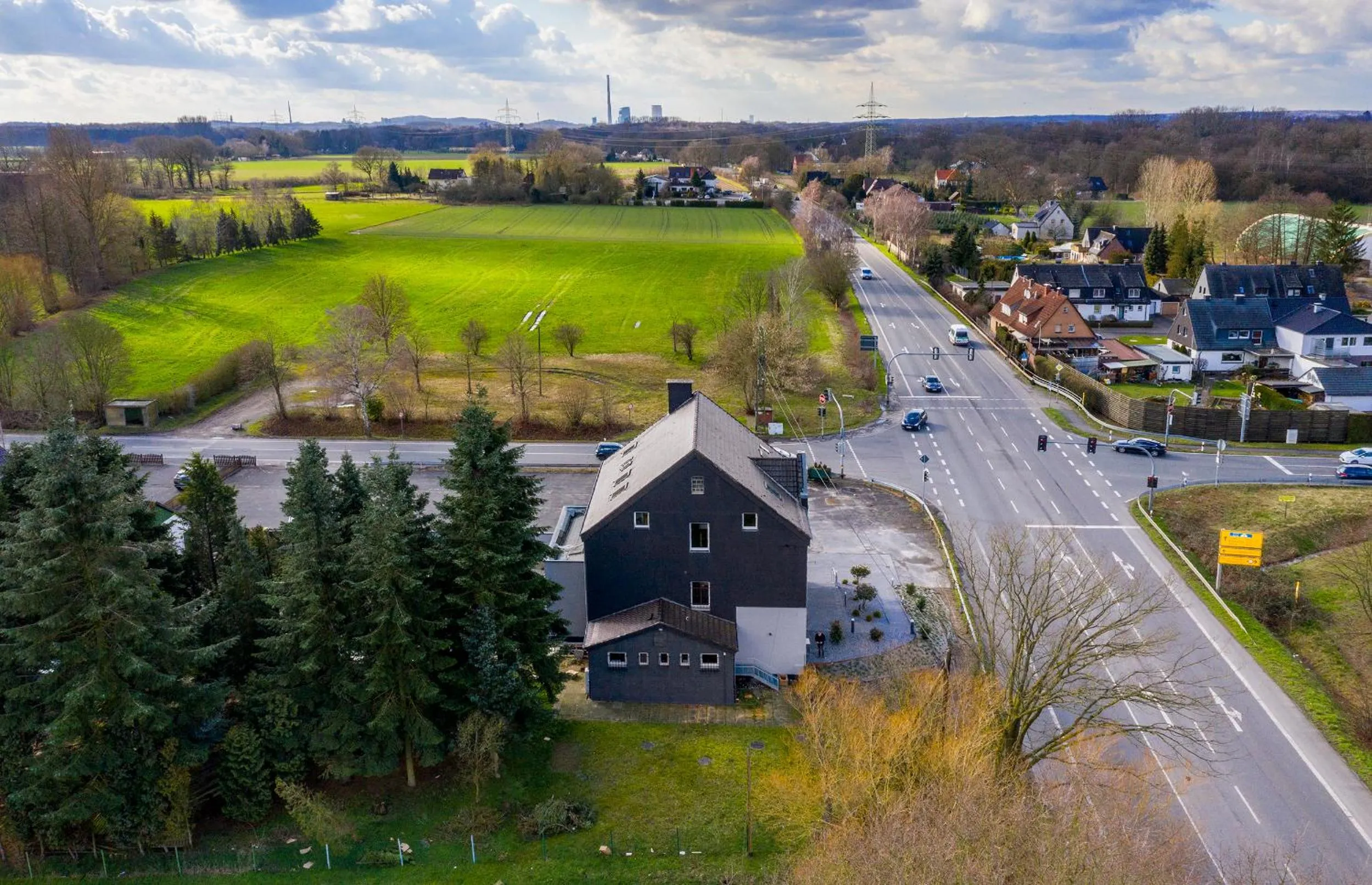 Bird's eye view in Hotel Zu Freunden