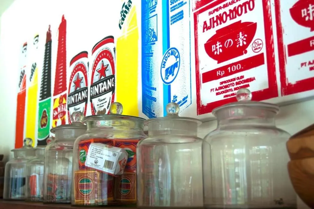 Kitchen or kitchenette in Mango Tree Villas Jimbaran Bali