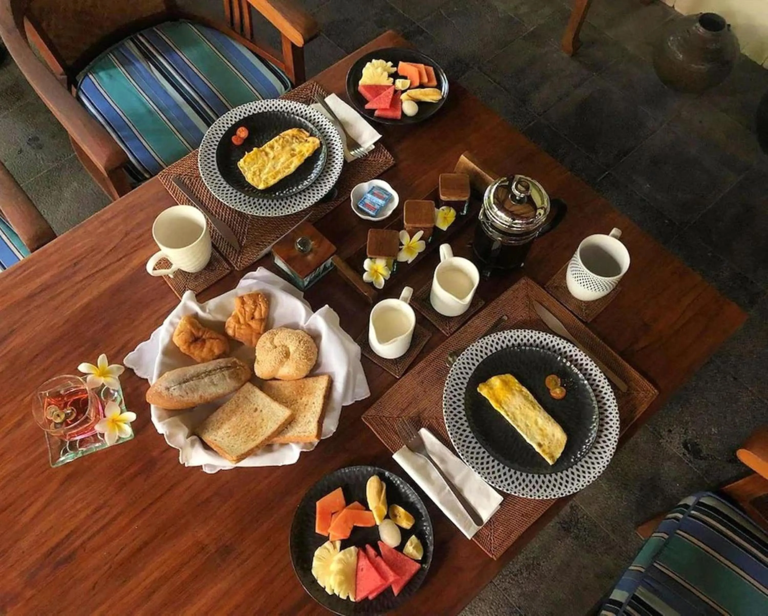 Breakfast in Mango Tree Villas Jimbaran Bali