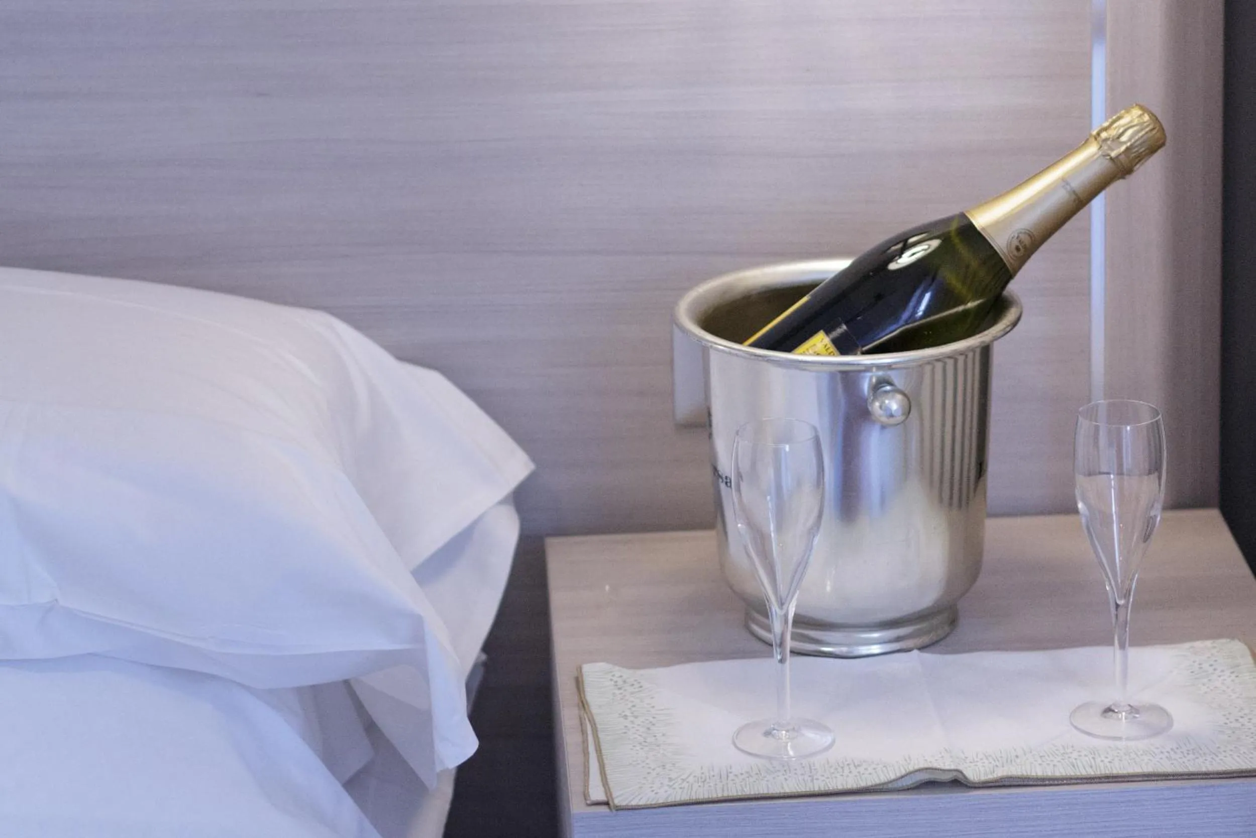 Decorative detail, Bed in Twelve Hotel