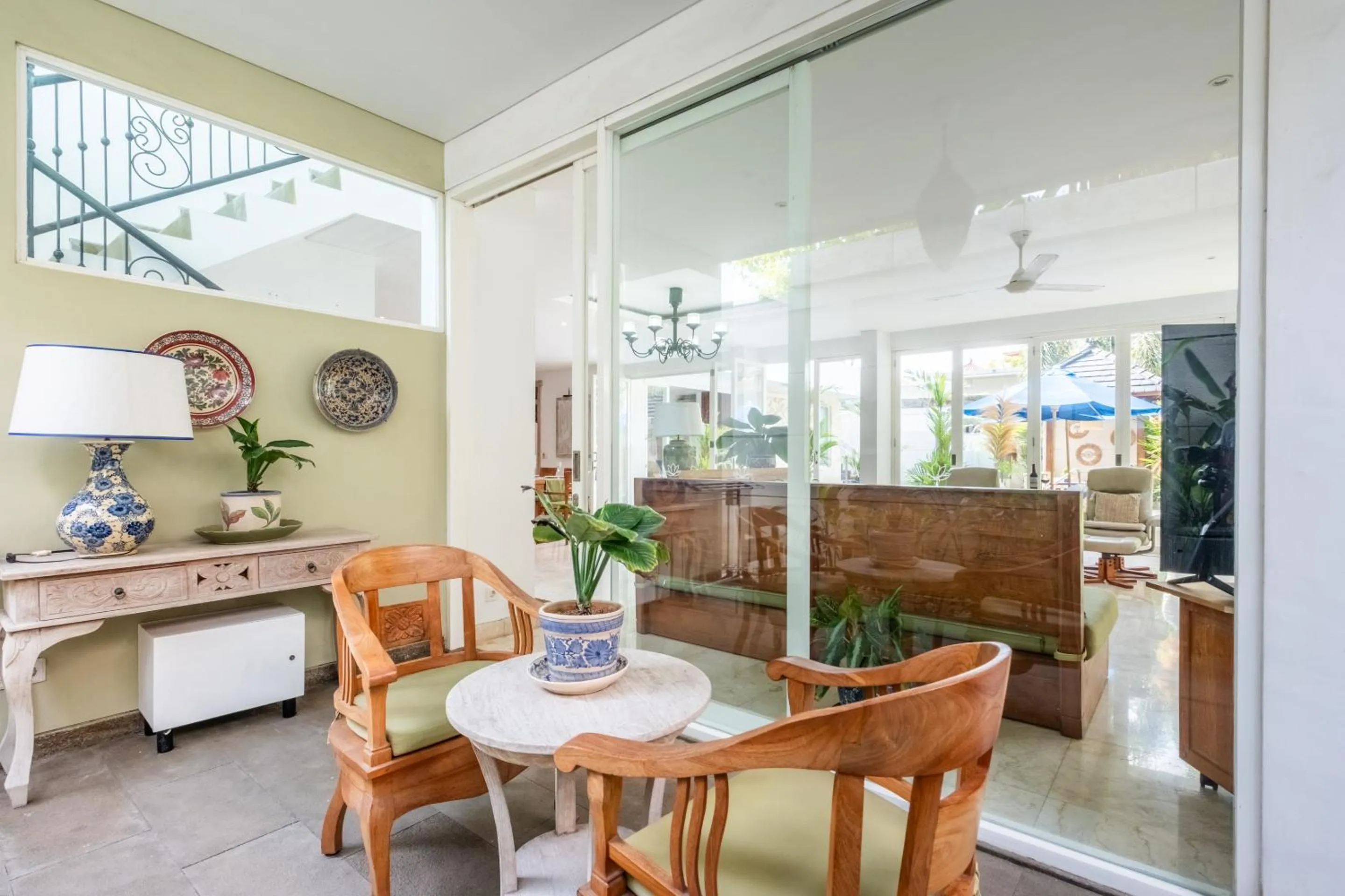 Seating area in AQ-VA Hotel & Villas Seminyak