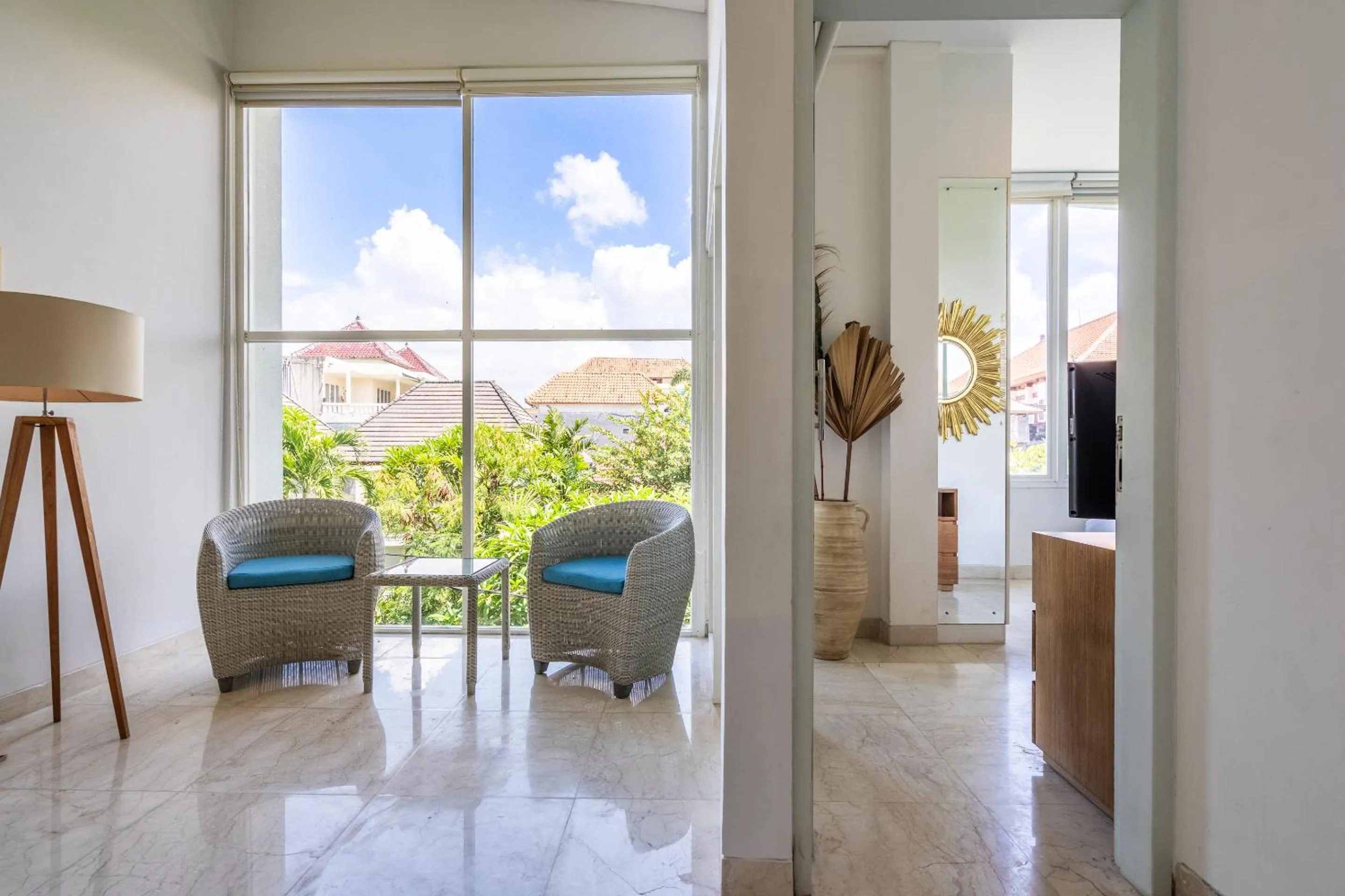 Seating area in AQ-VA Hotel & Villas Seminyak