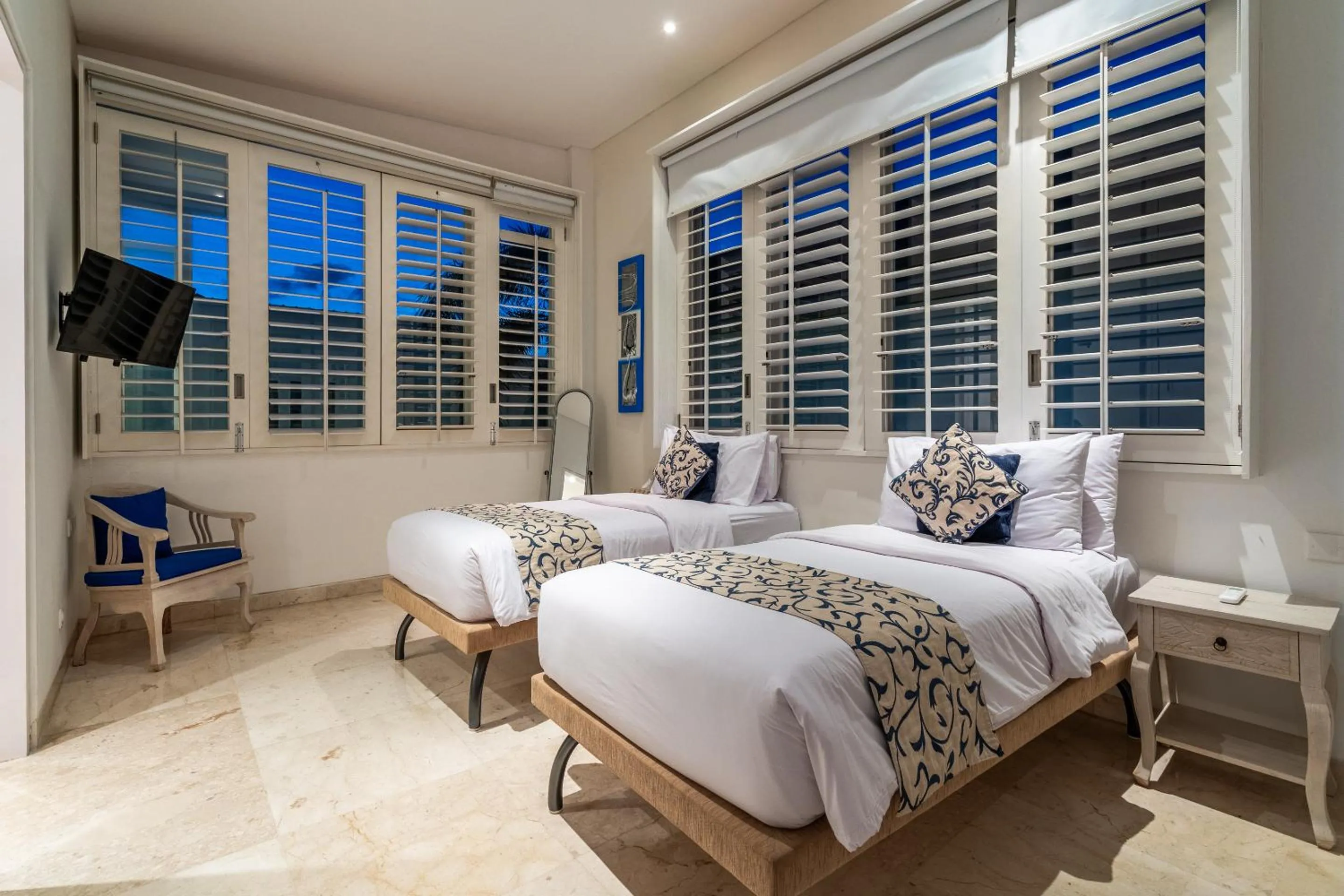 Bed in AQ-VA Hotel & Villas Seminyak