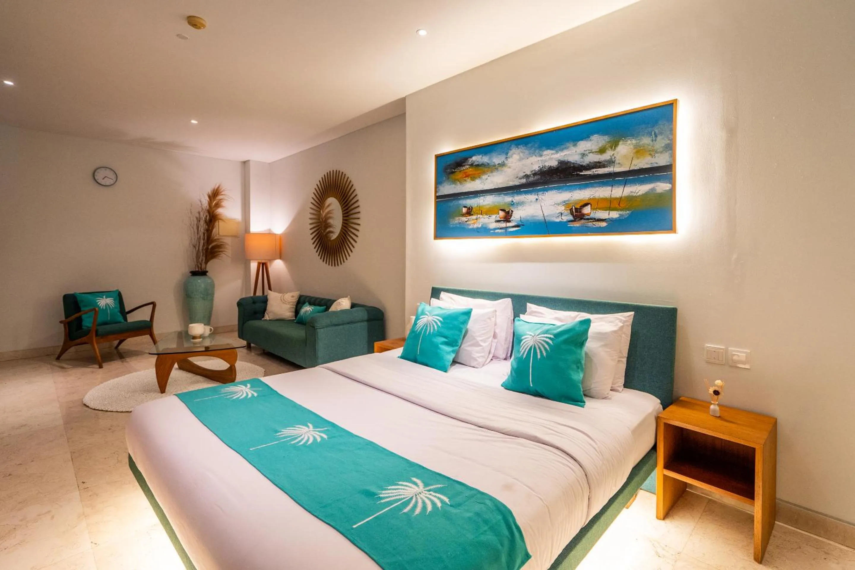 Bed in AQ-VA Hotel & Villas Seminyak