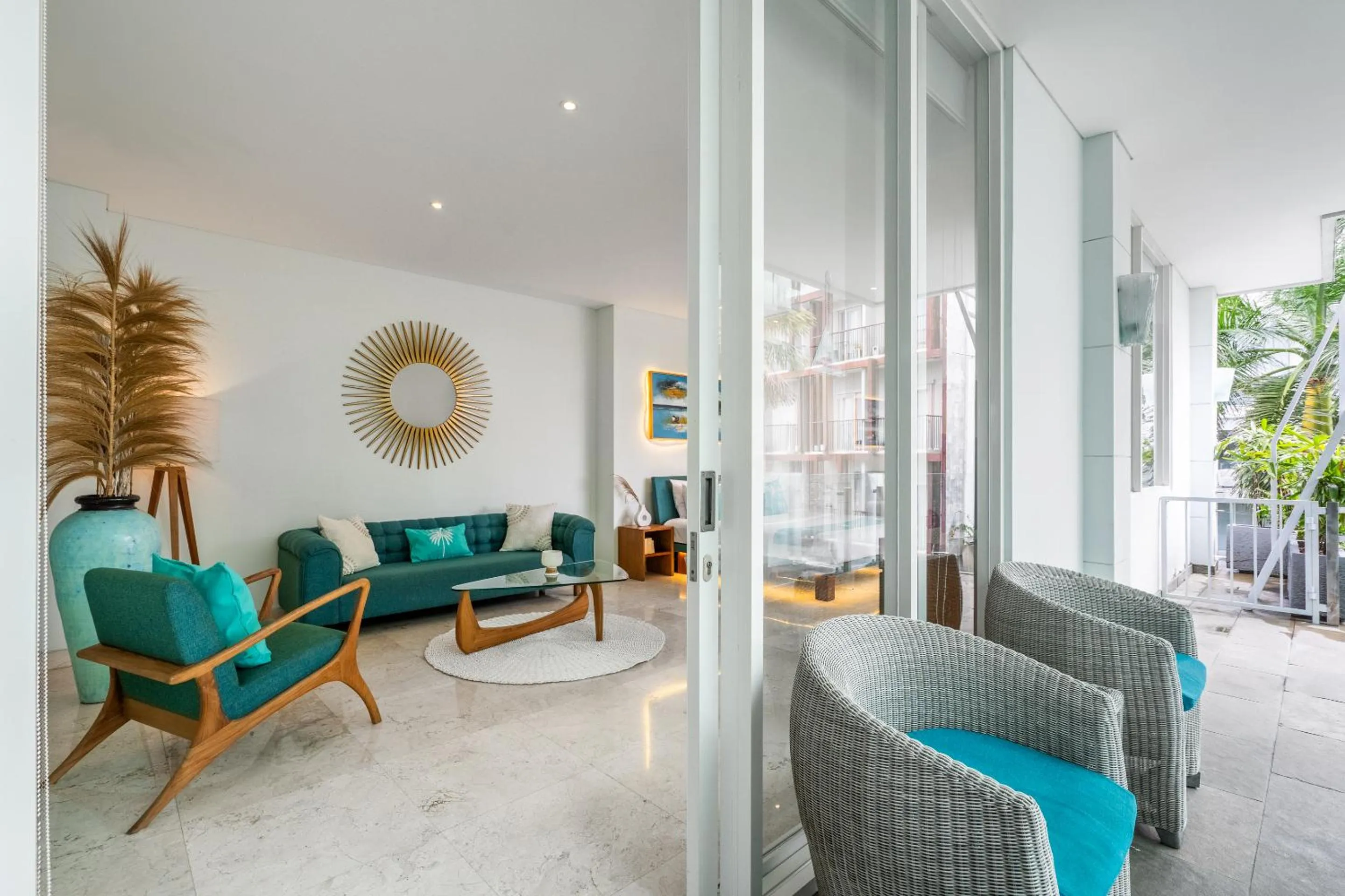 Seating area in AQ-VA Hotel & Villas Seminyak