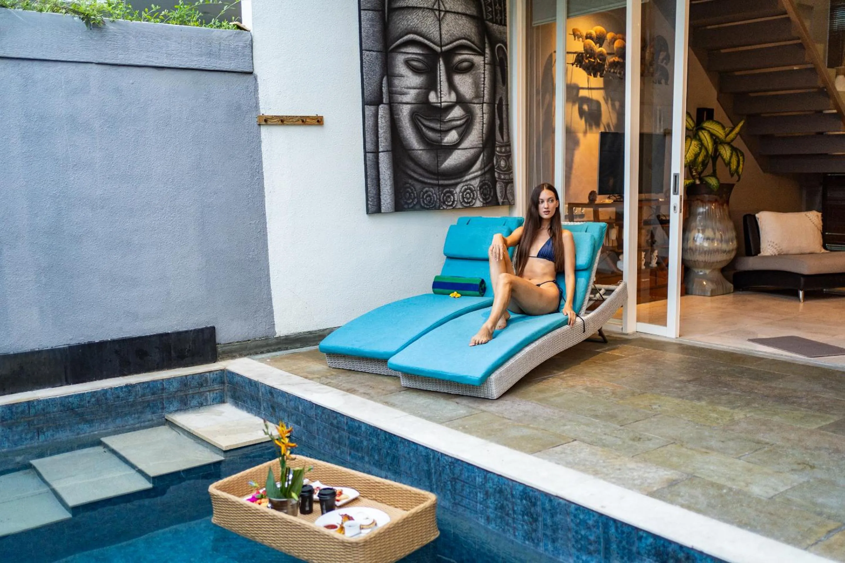 Swimming pool in AQ-VA Hotel & Villas Seminyak