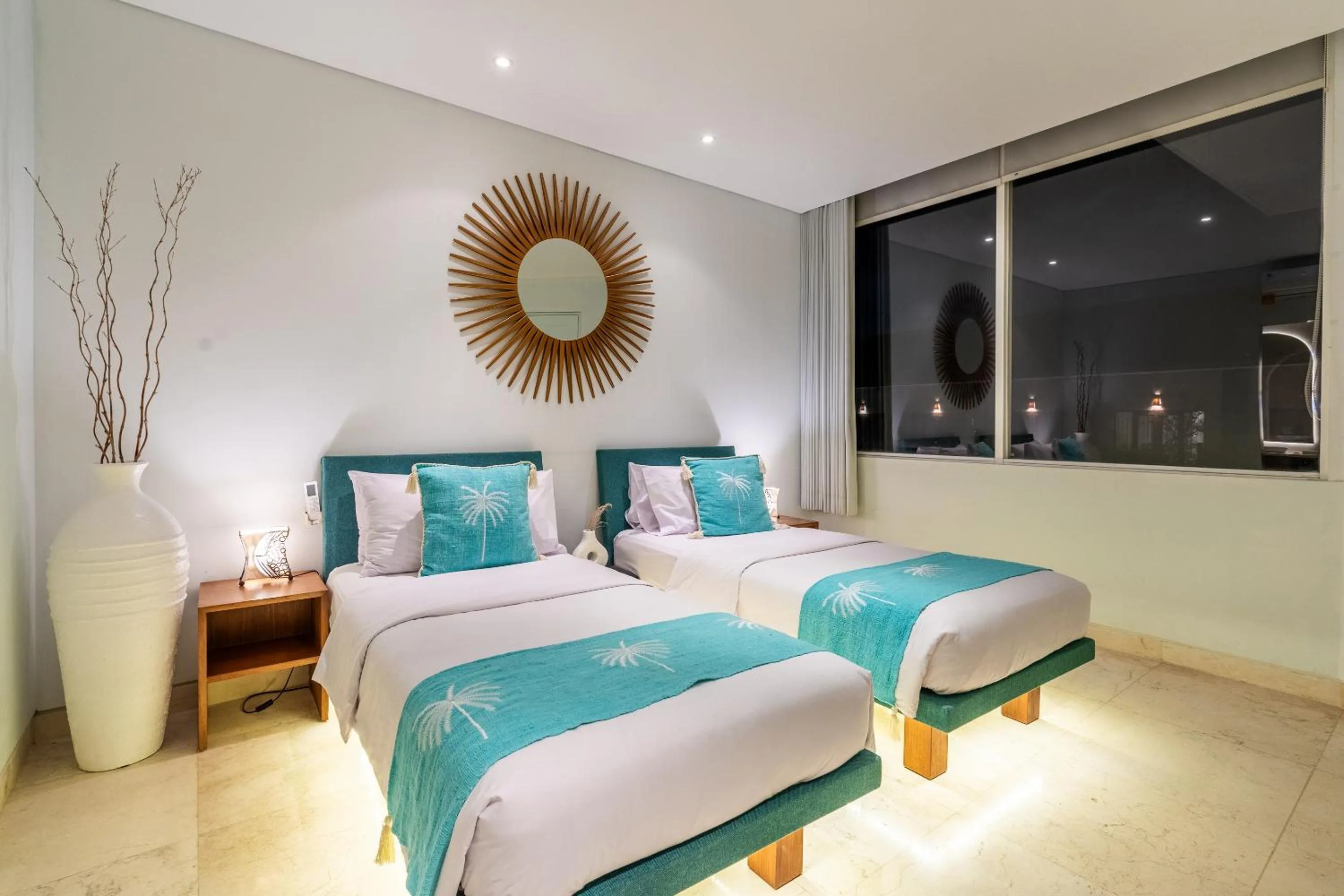 Bed in AQ-VA Hotel & Villas Seminyak