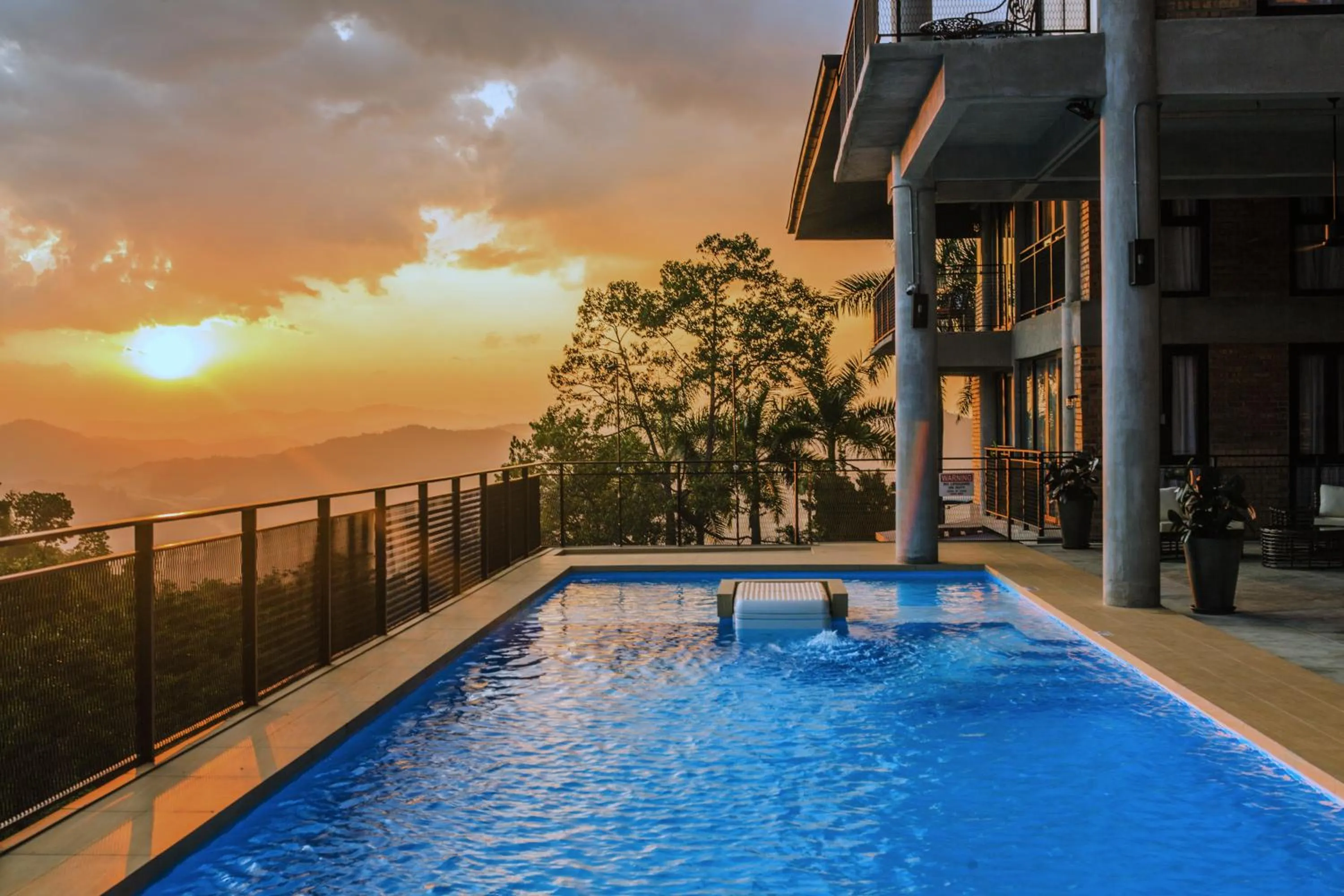 Pool view in Sembayu Villa