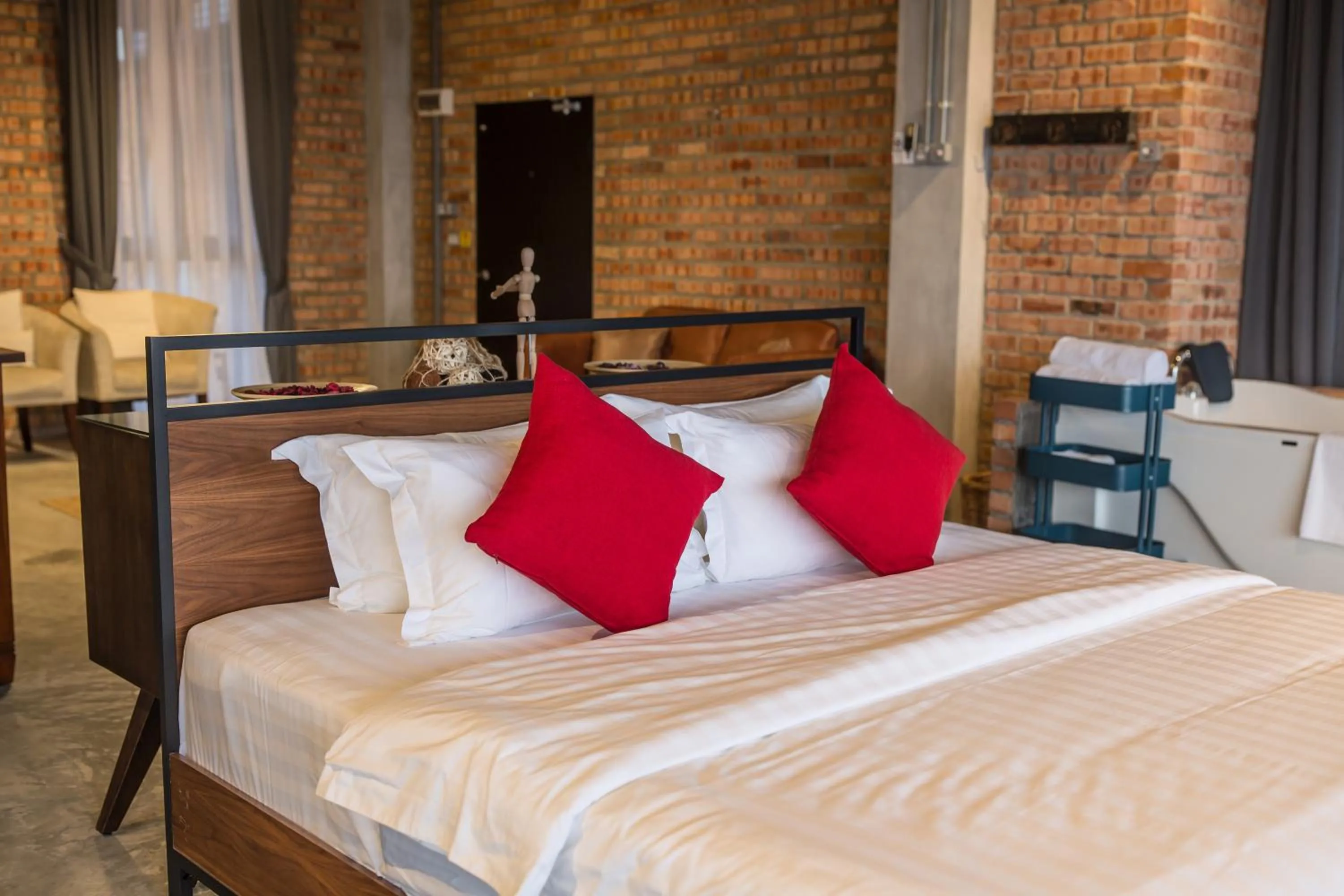 Bed in Sembayu Villa