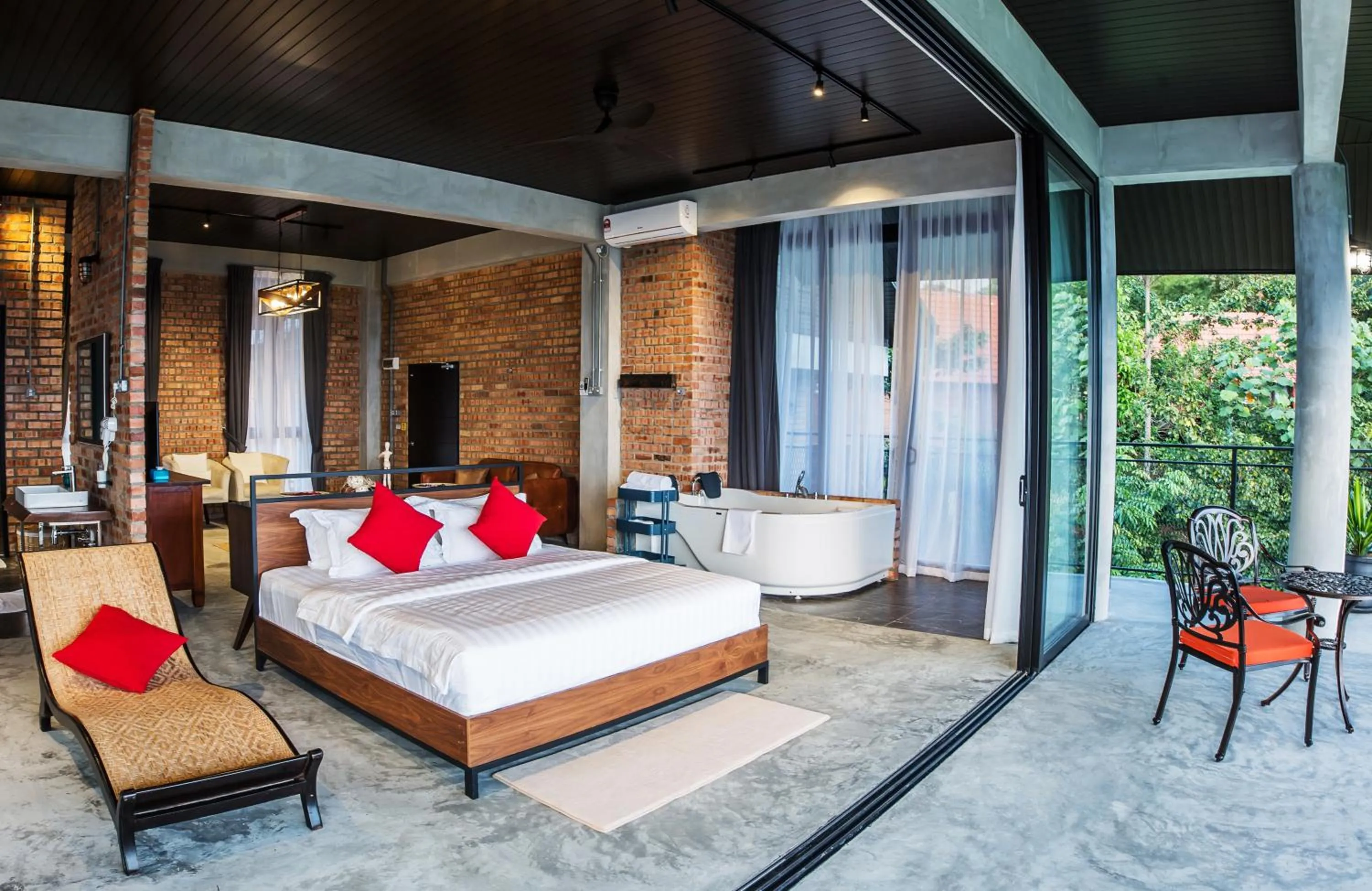 Bed in Sembayu Villa