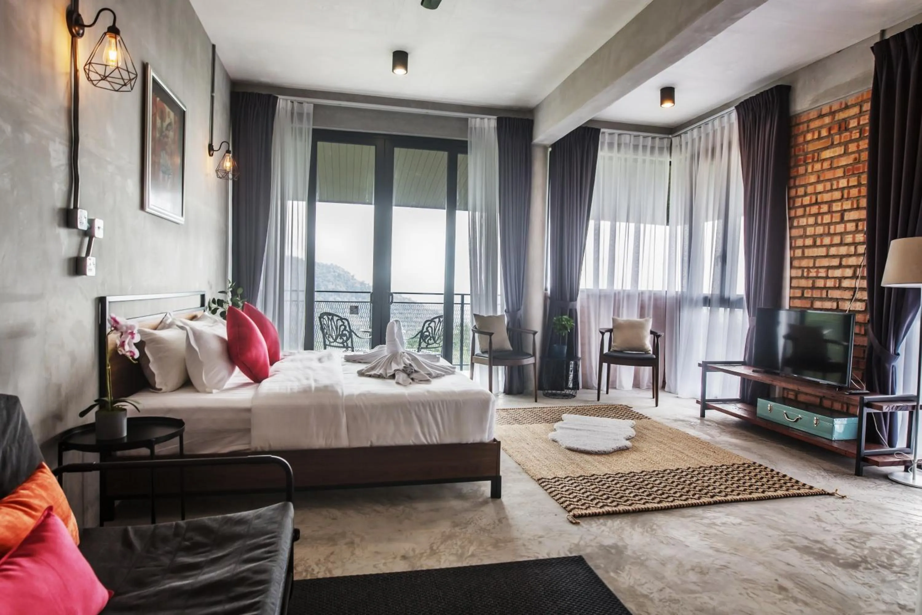 Bed in Sembayu Villa