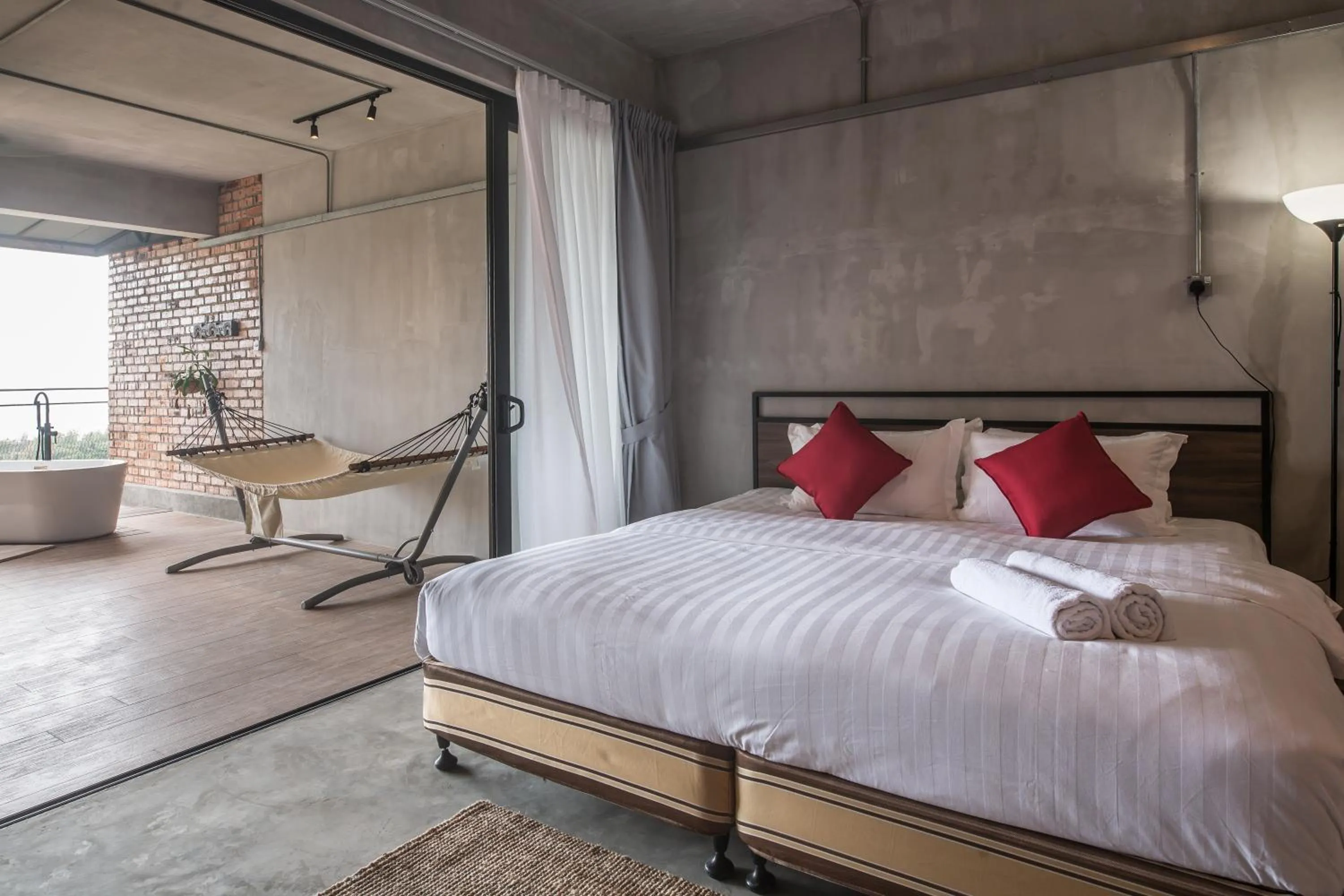 Bed in Sembayu Villa