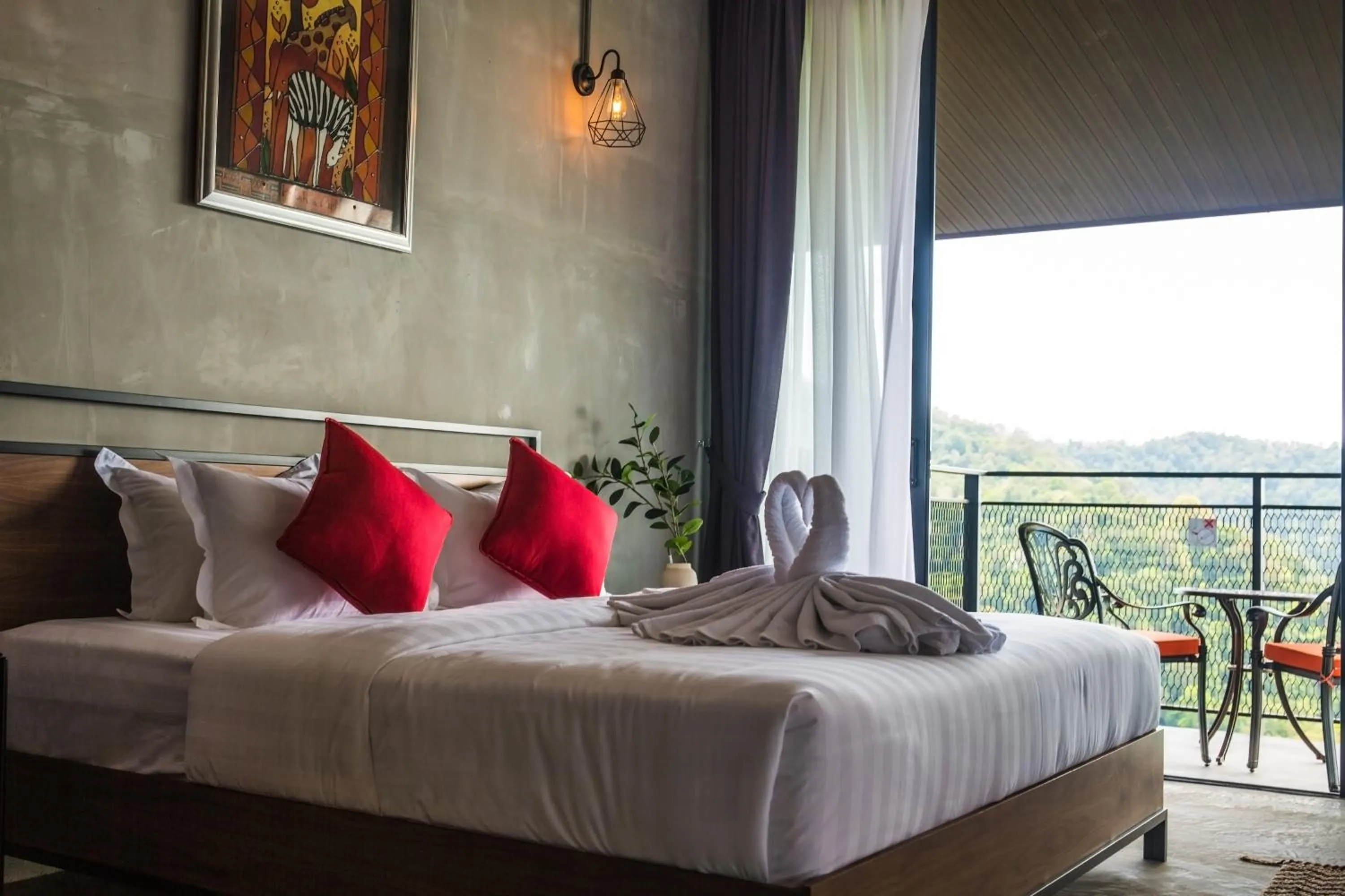 Bed in Sembayu Villa