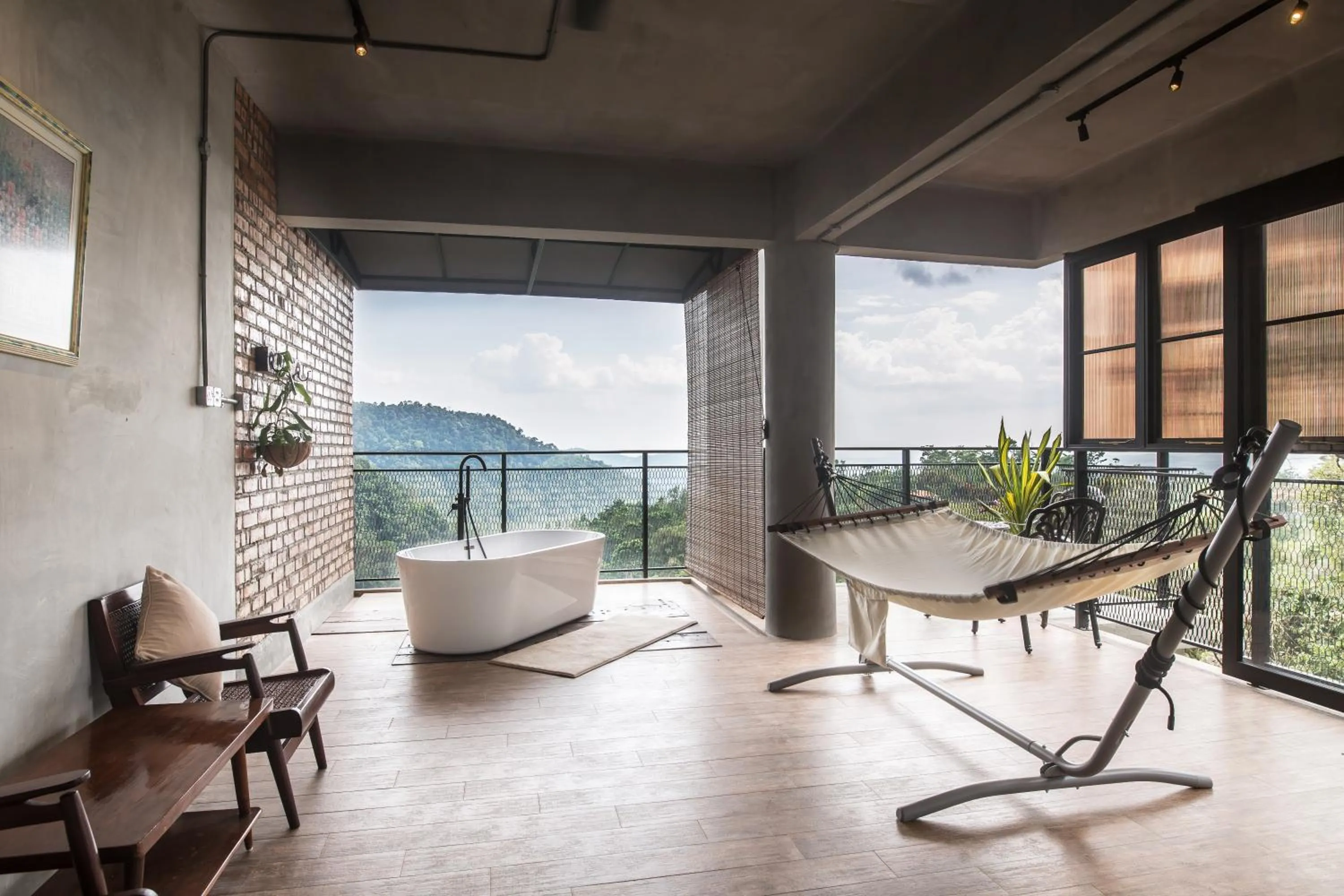 Mountain view in Sembayu Villa