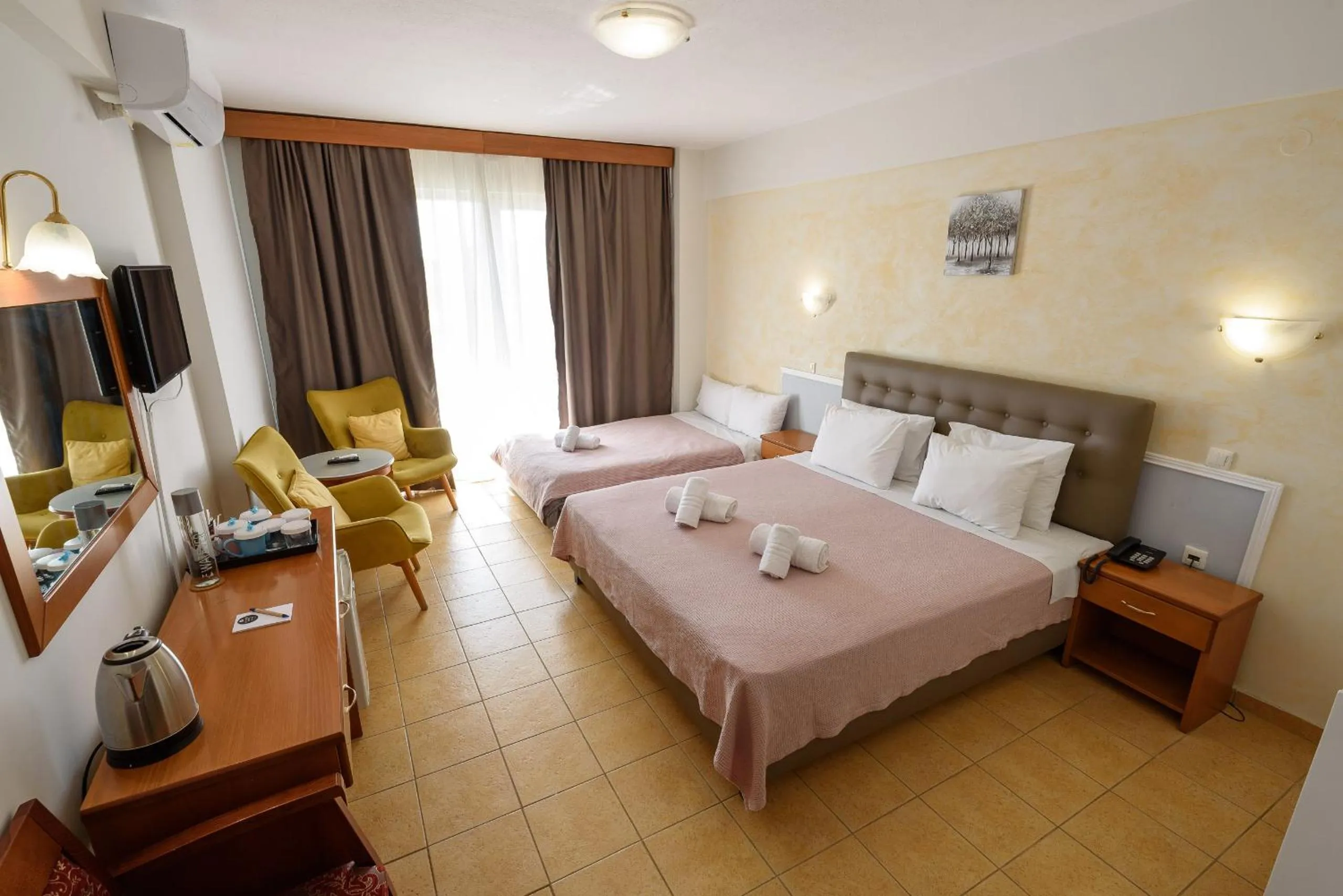 Bed in City Gate Hotel Airport Thessaloniki