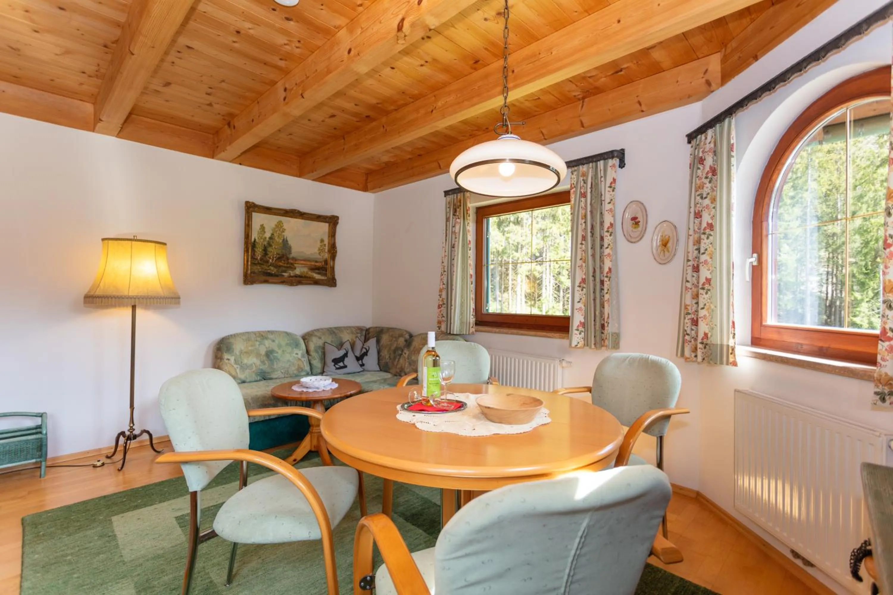 Living room in Pension Sonneck