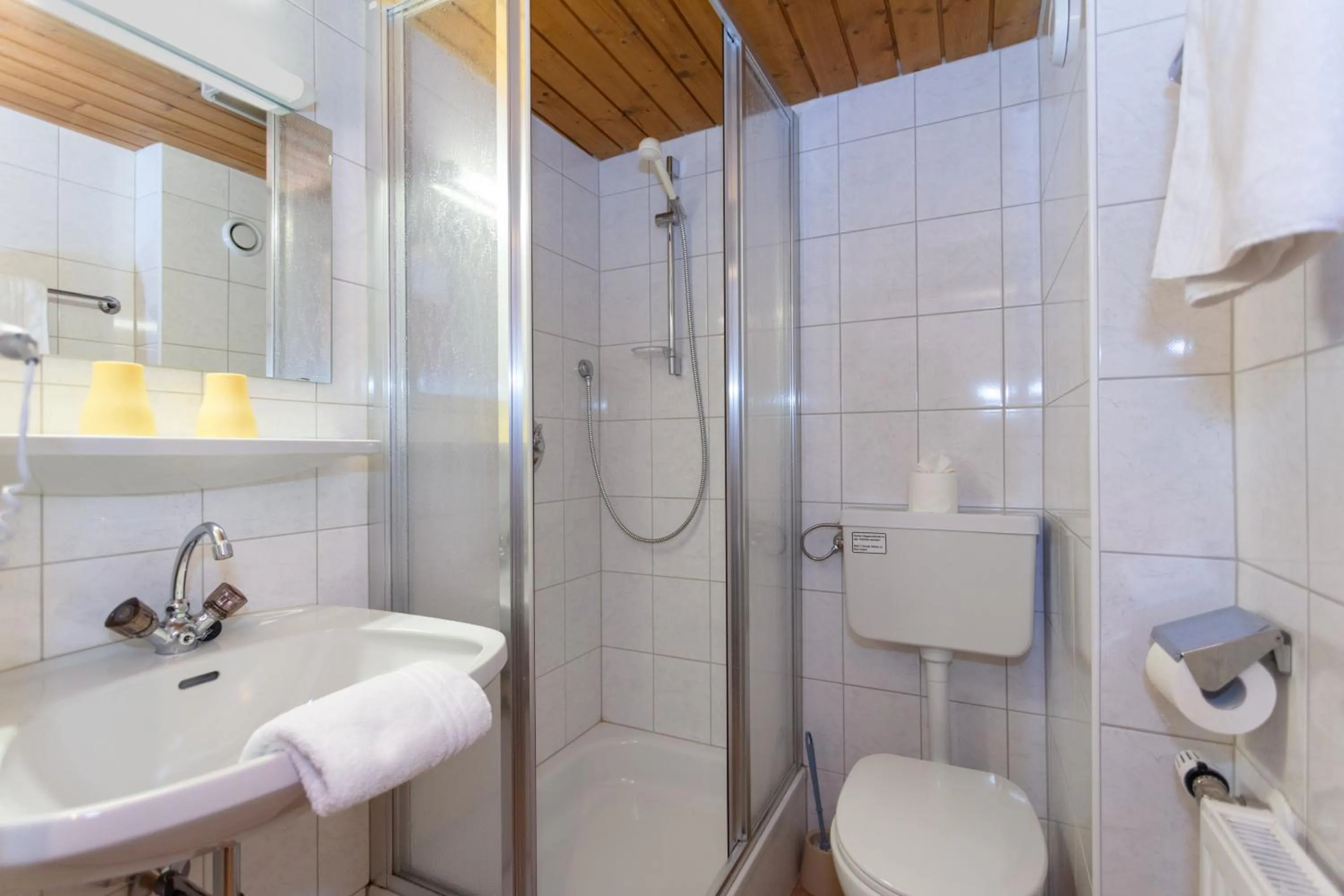Shower in Pension Sonneck