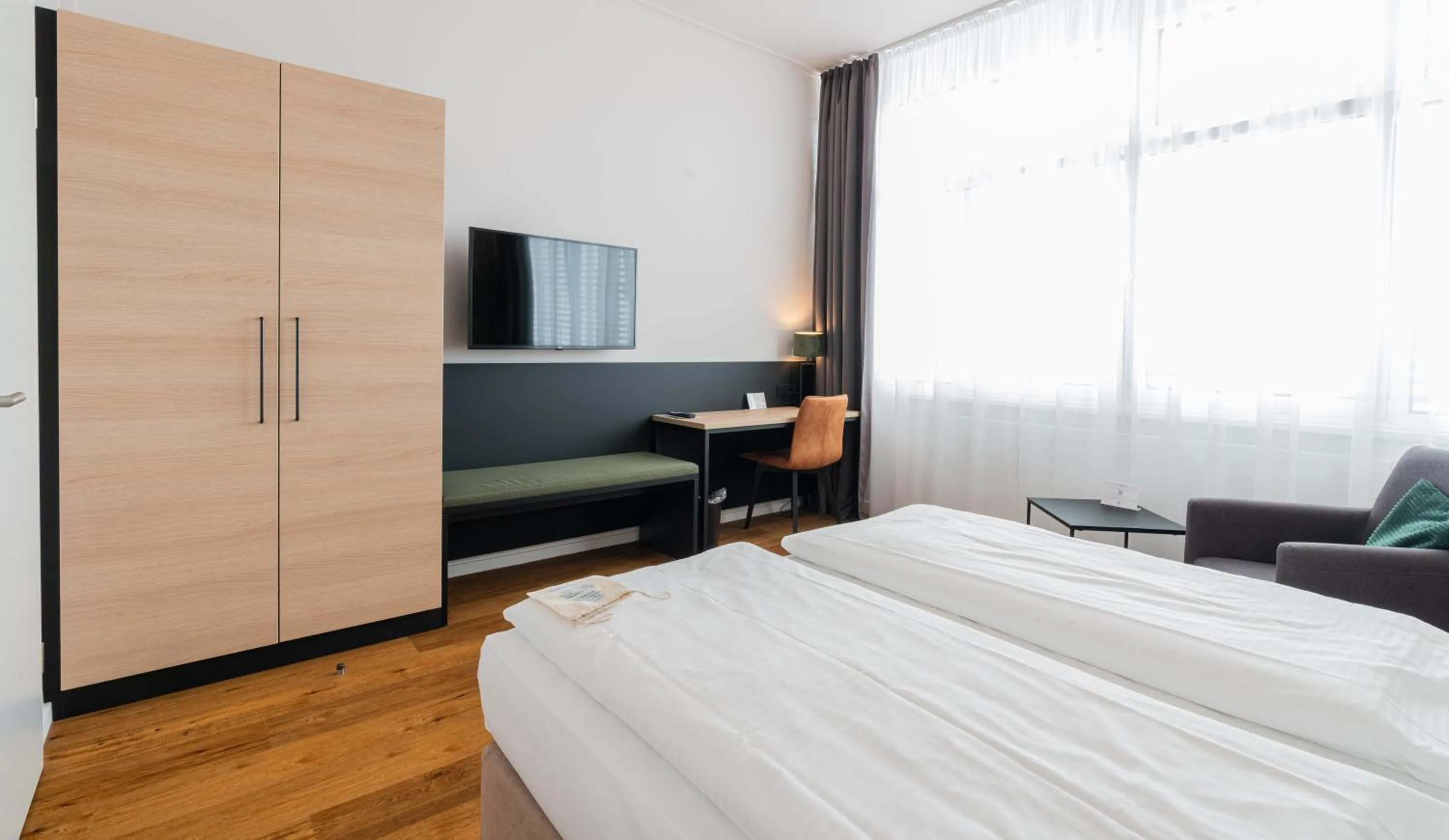 Bed in Hotel Arkadia