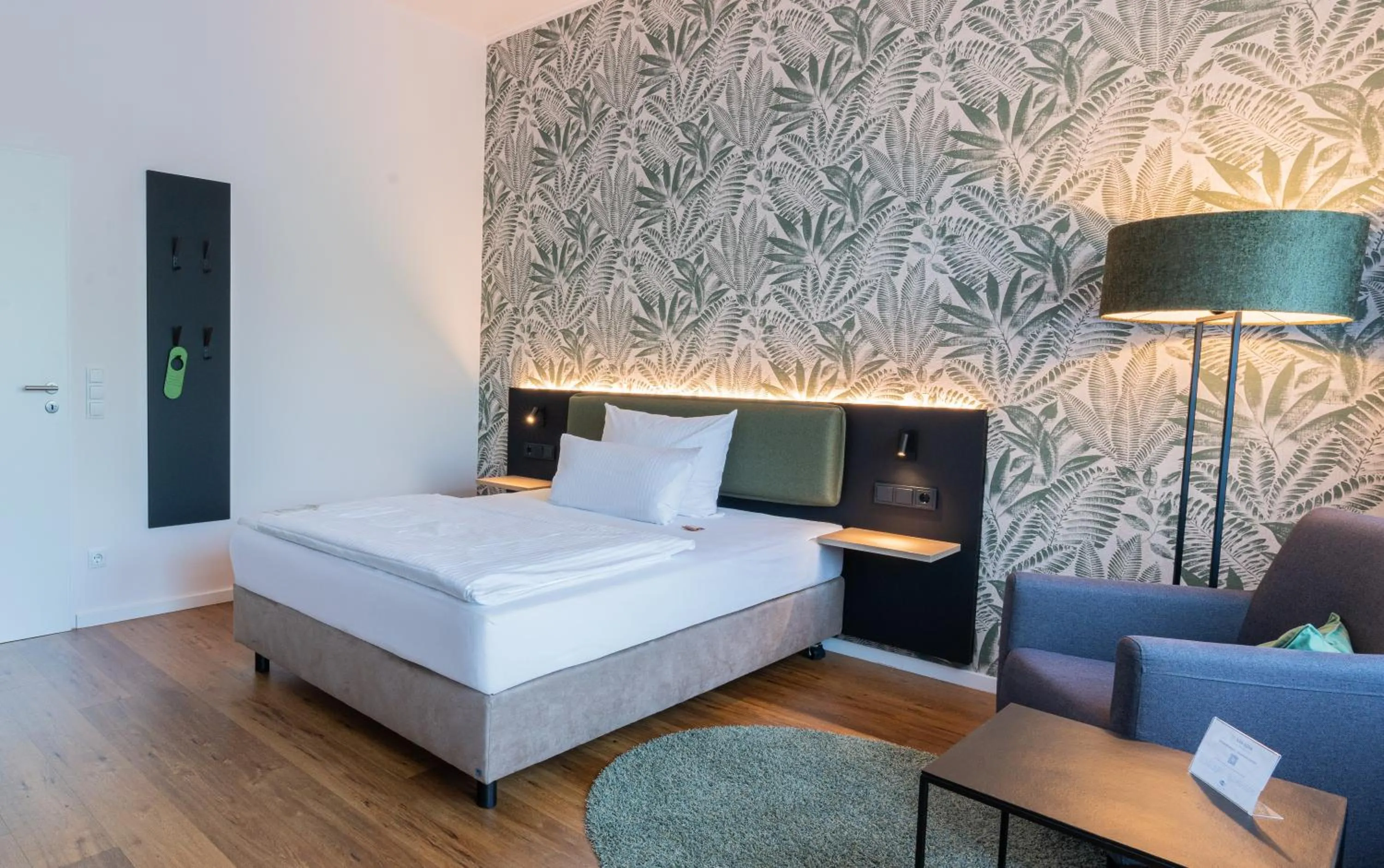 Bed in Hotel Arkadia