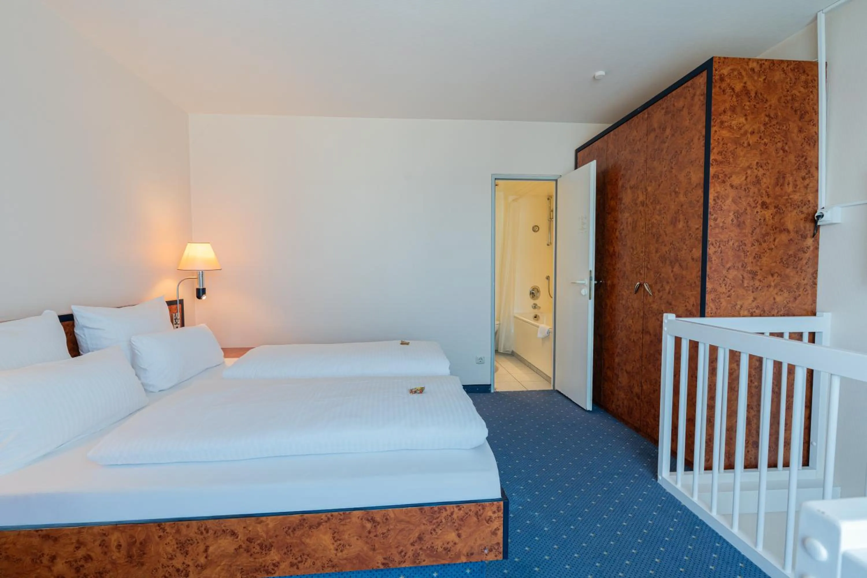 Bed in Hotel Arkadia