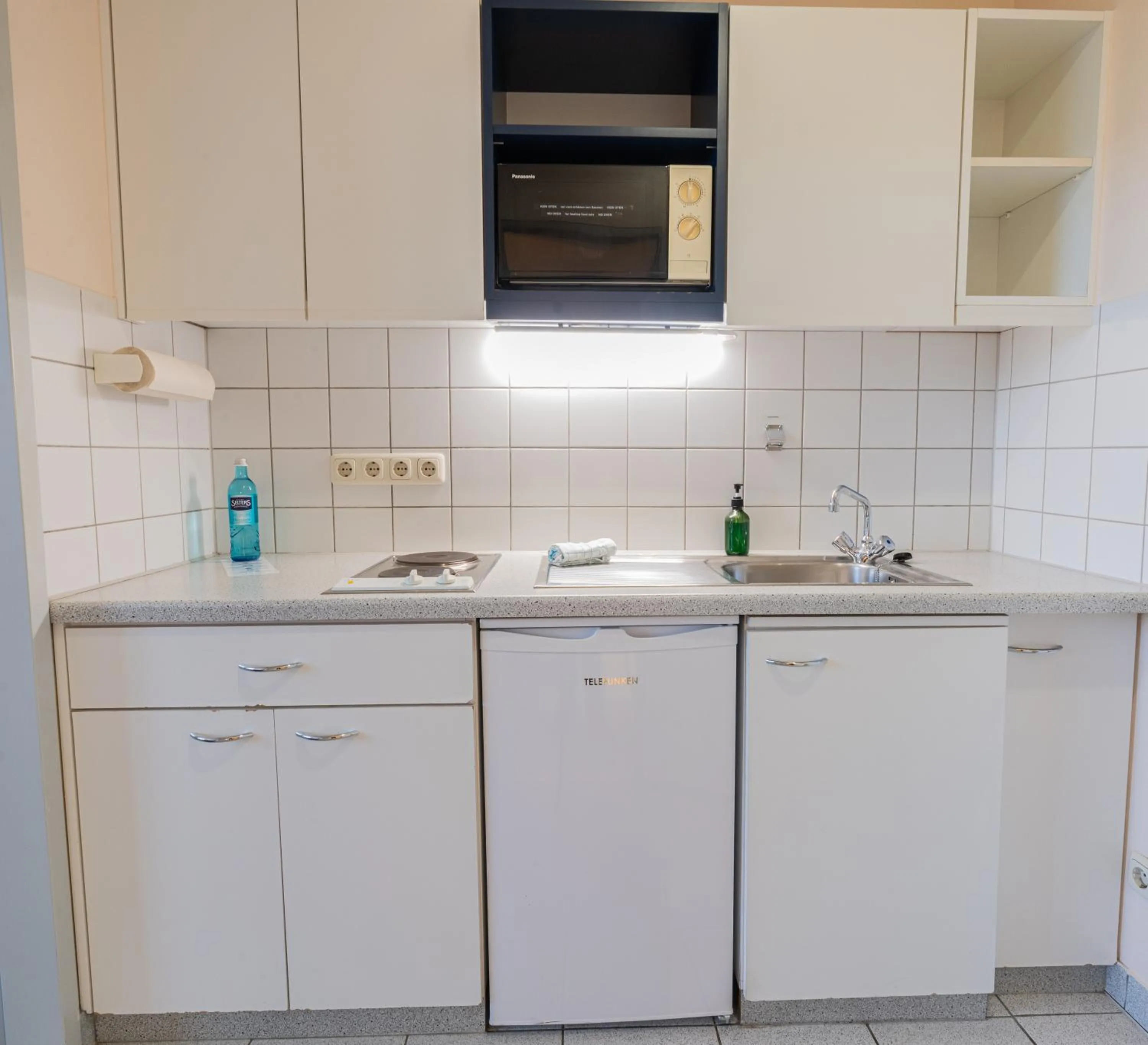 Kitchen or kitchenette in Hotel Arkadia