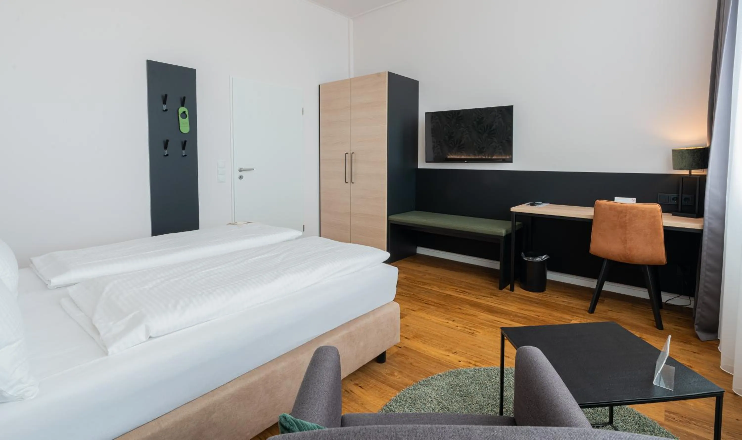 Bed in Hotel Arkadia