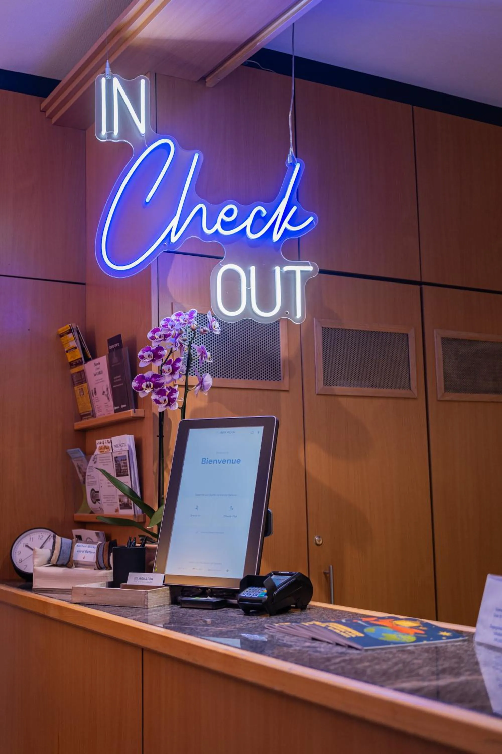 Lobby or reception in Hotel Arkadia