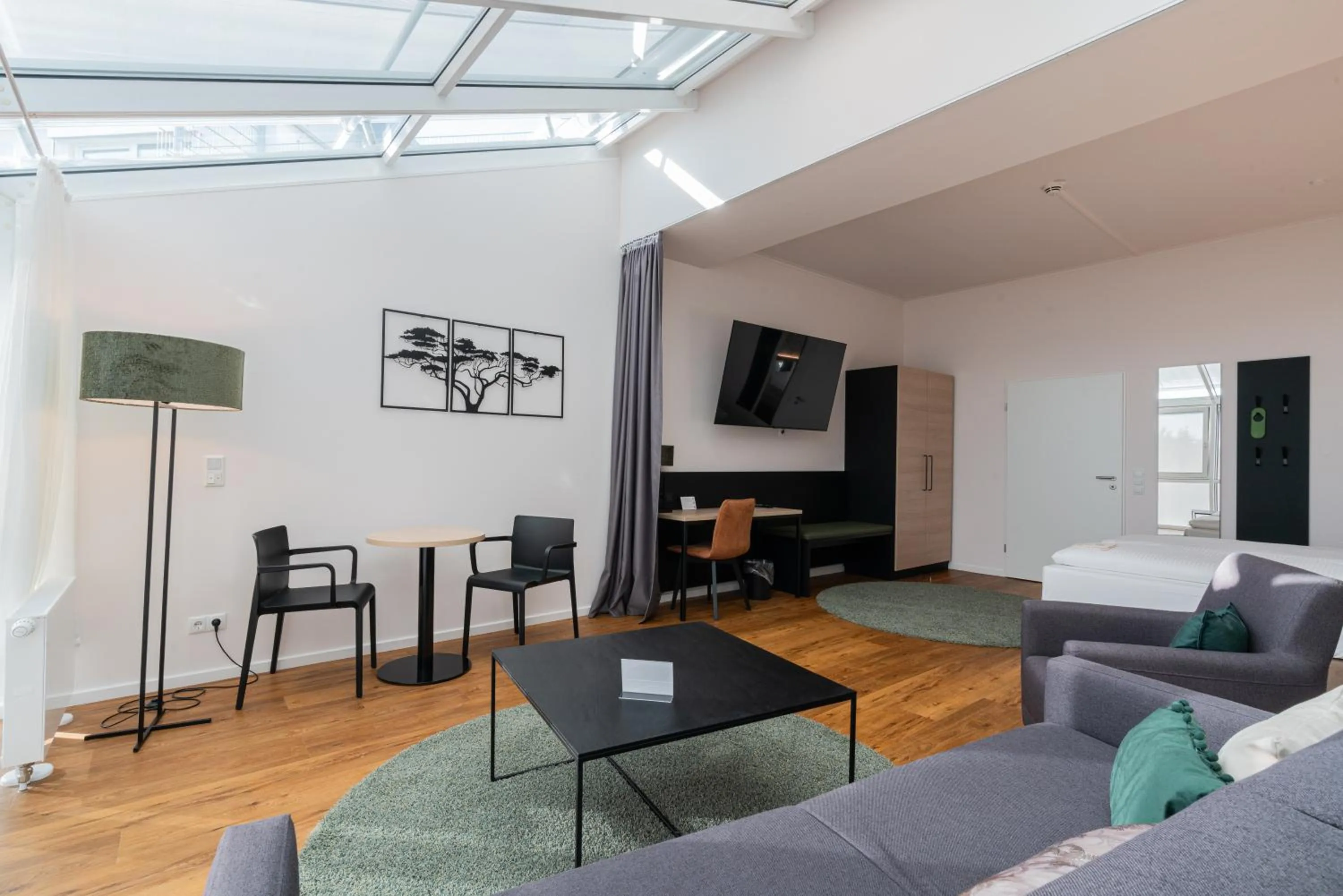 Bed in Hotel Arkadia