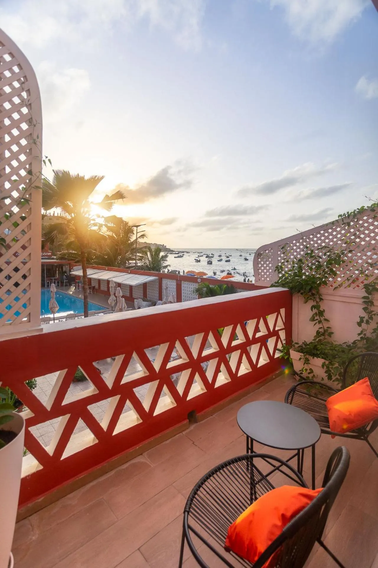 Balcony/Terrace in La Madrague-Surf Beach Sea