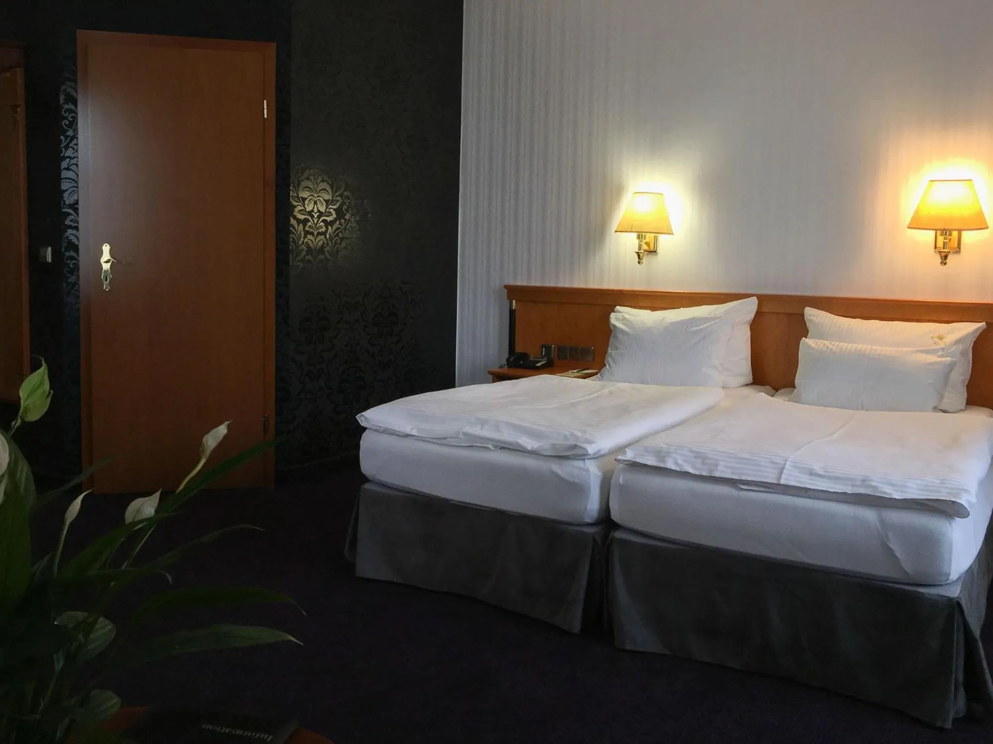 Bed in Hotel Germania