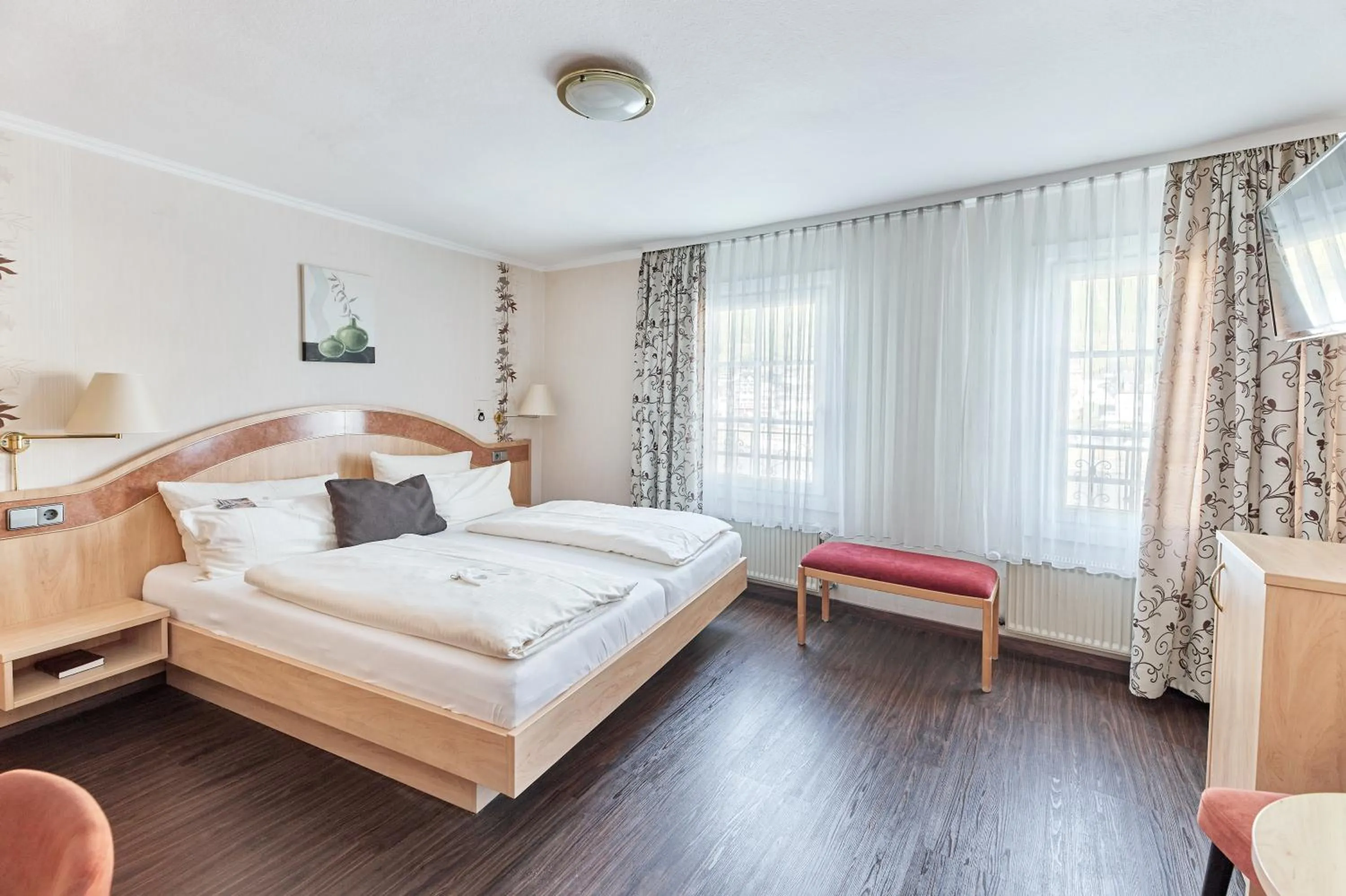 Photo of the whole room, Bed in Hotel Weinhof