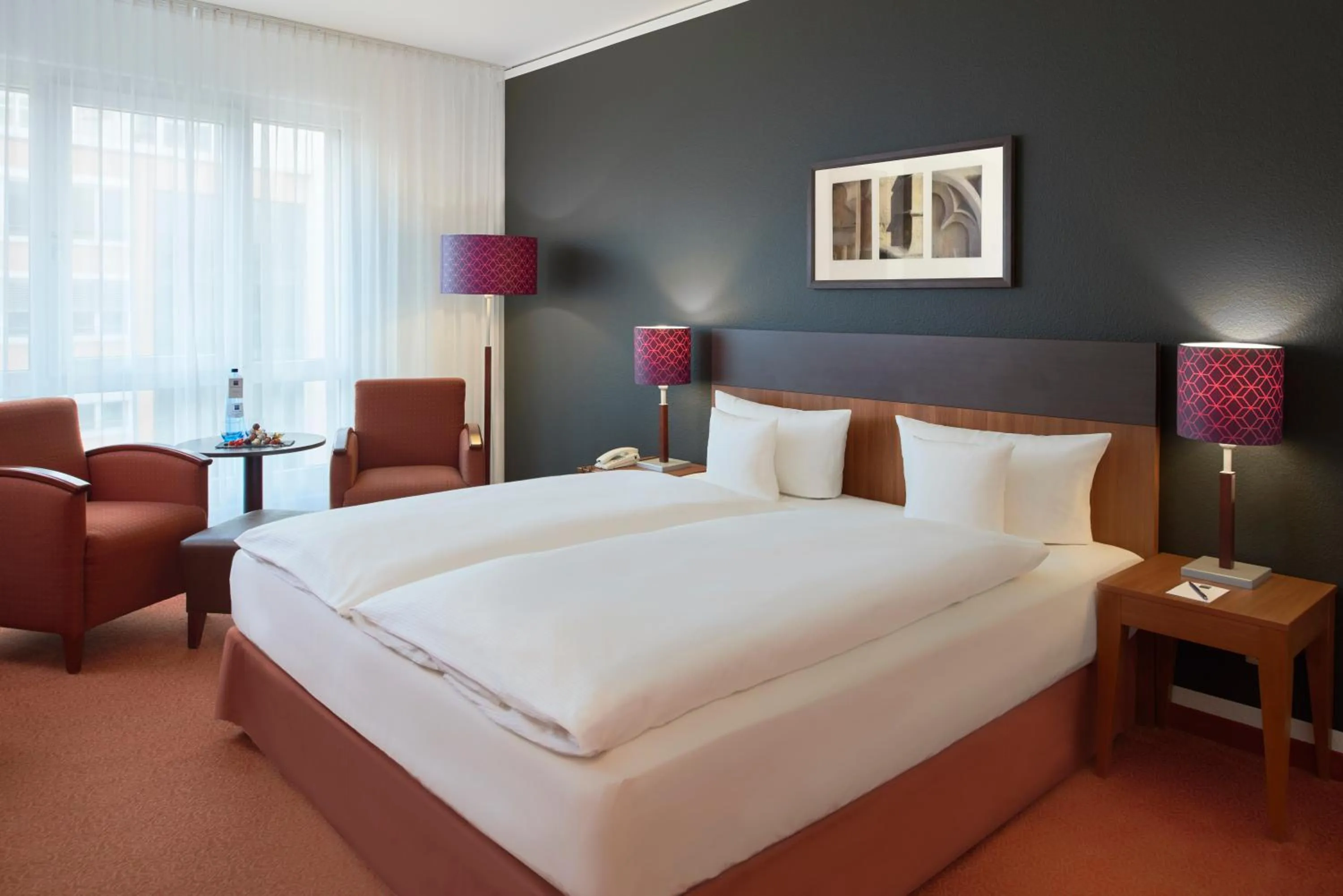 Photo of the whole room, Bed in Dorint Hotel am Dom Erfurt