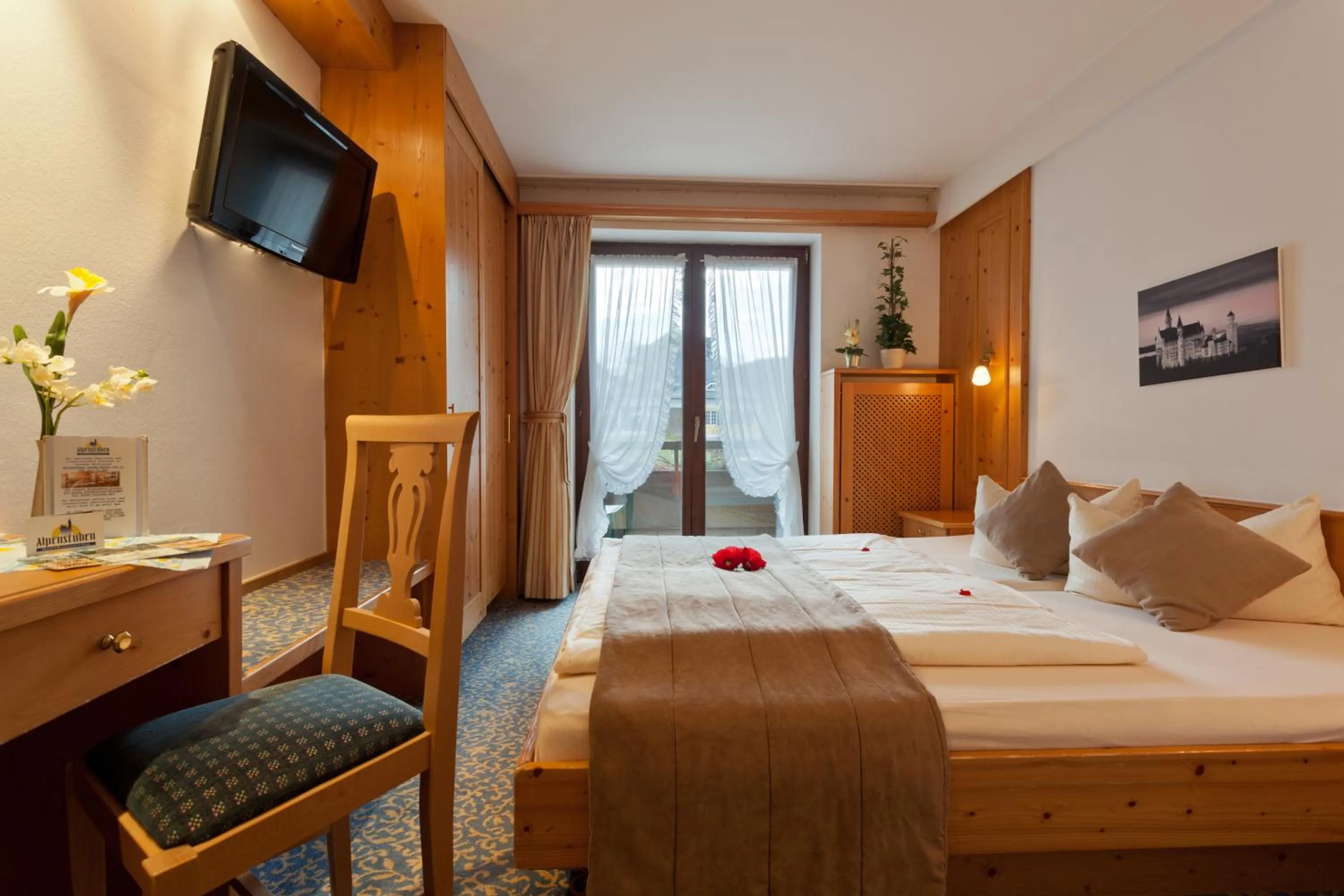 Photo of the whole room, Bed in Hotel Alpenstuben