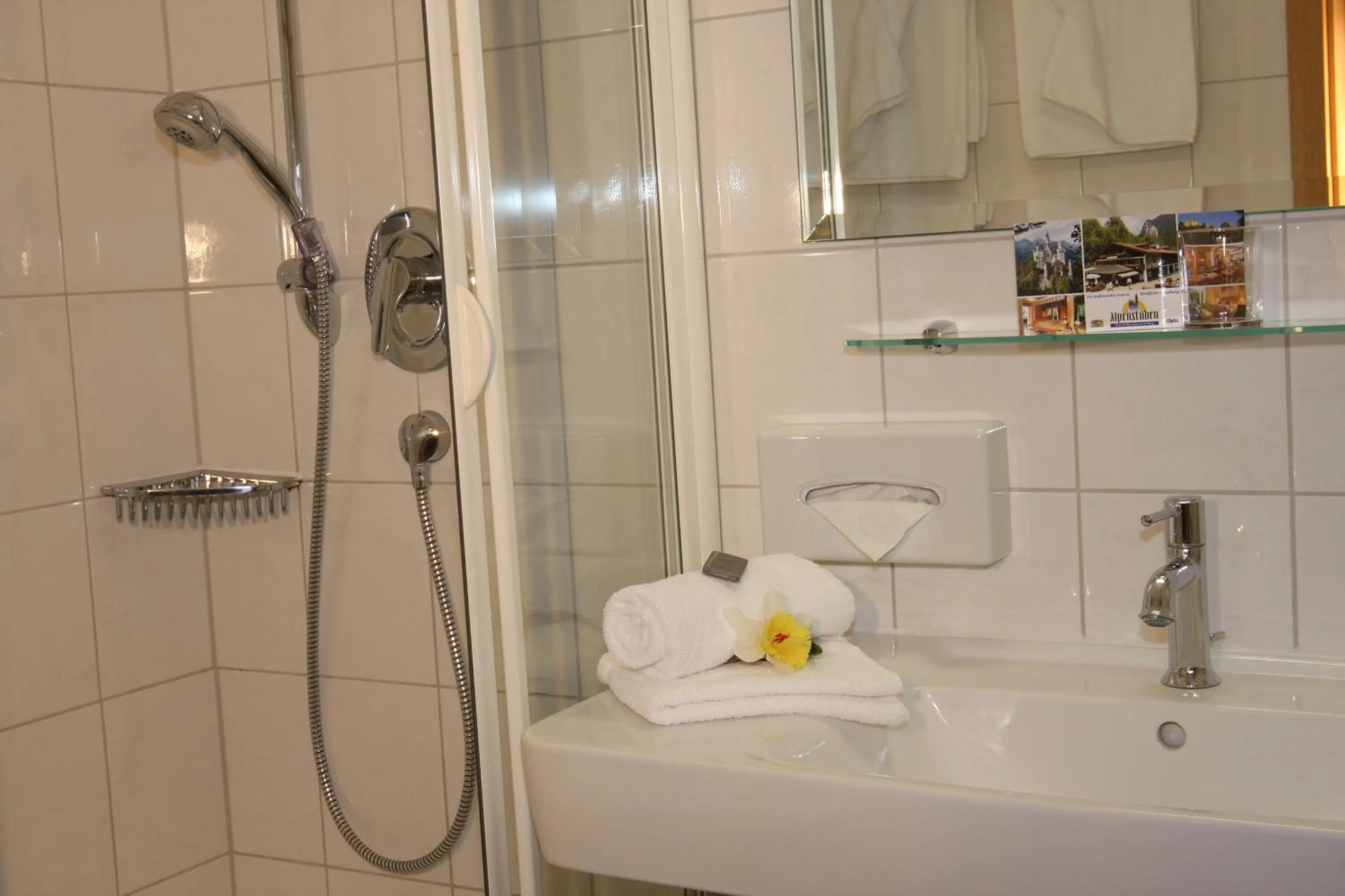 Bathroom in Hotel Alpenstuben