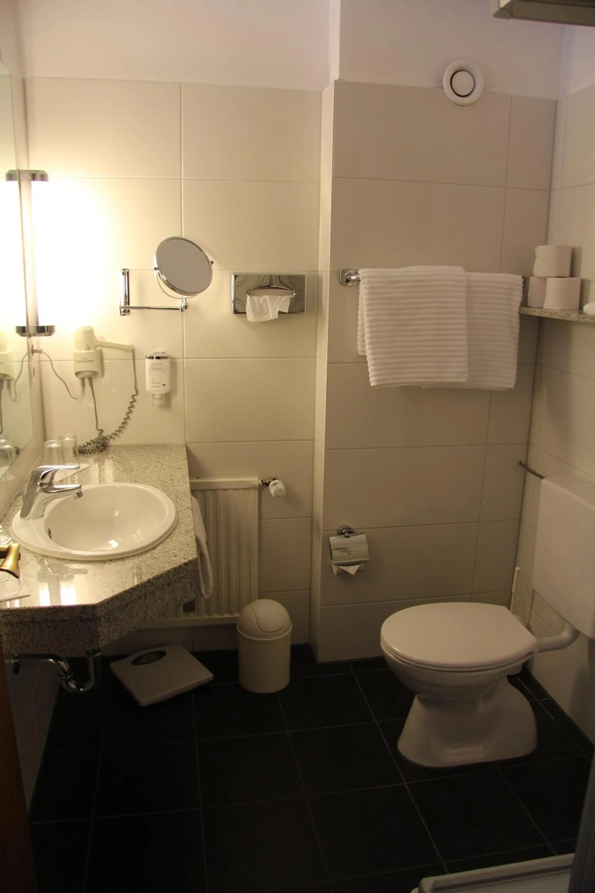 Bathroom in Hotel Krupp