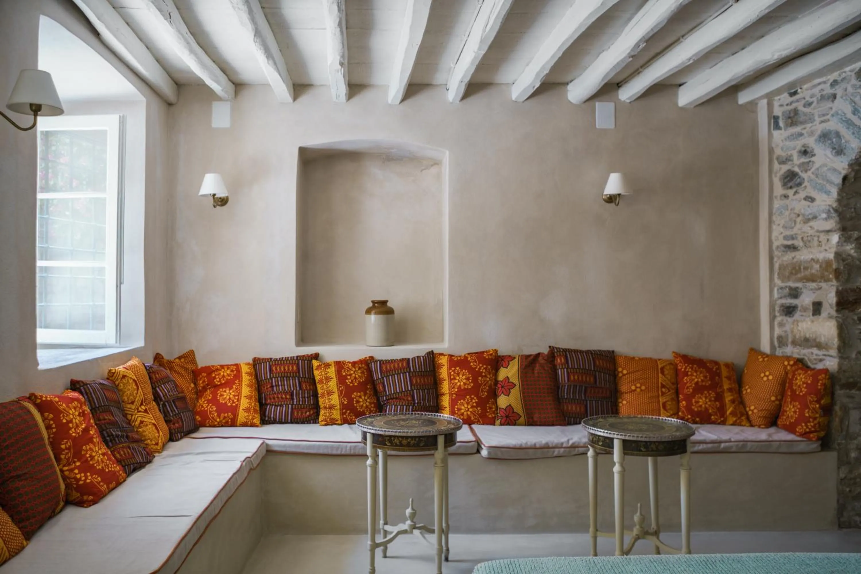 Living room in Villa Maria-Syros