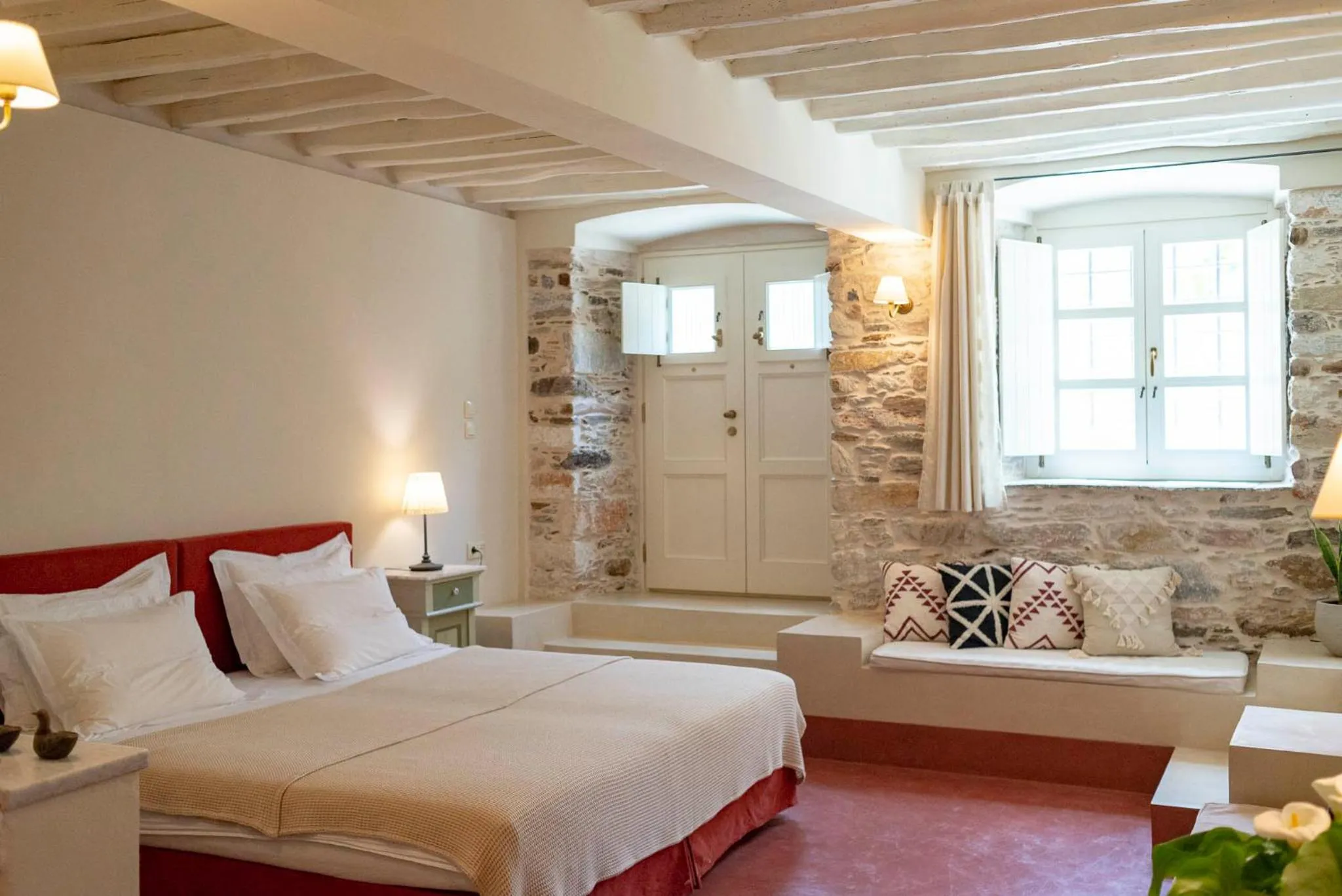 Photo of the whole room, Bed in Villa Maria-Syros