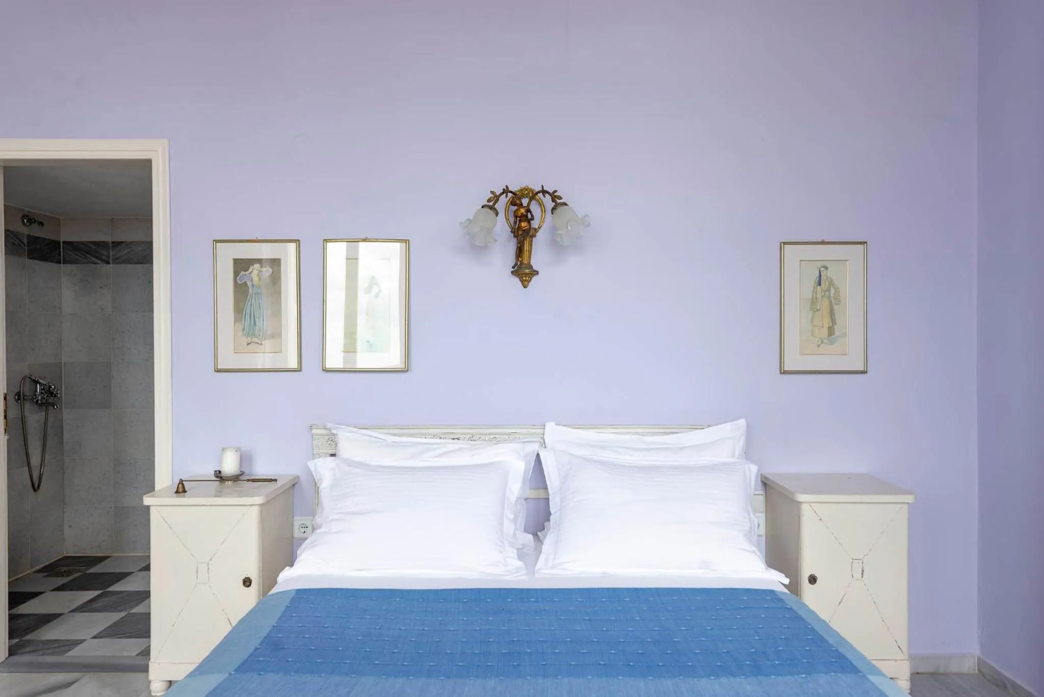 Bed in Villa Maria-Syros