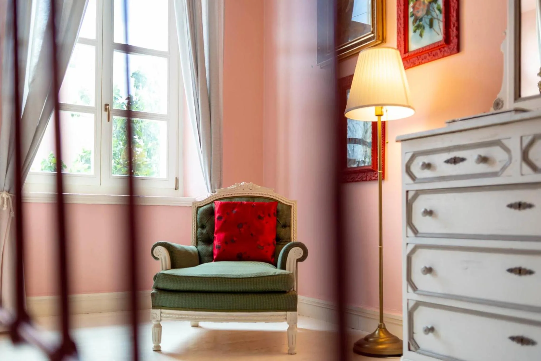 Seating area in Villa Maria-Syros