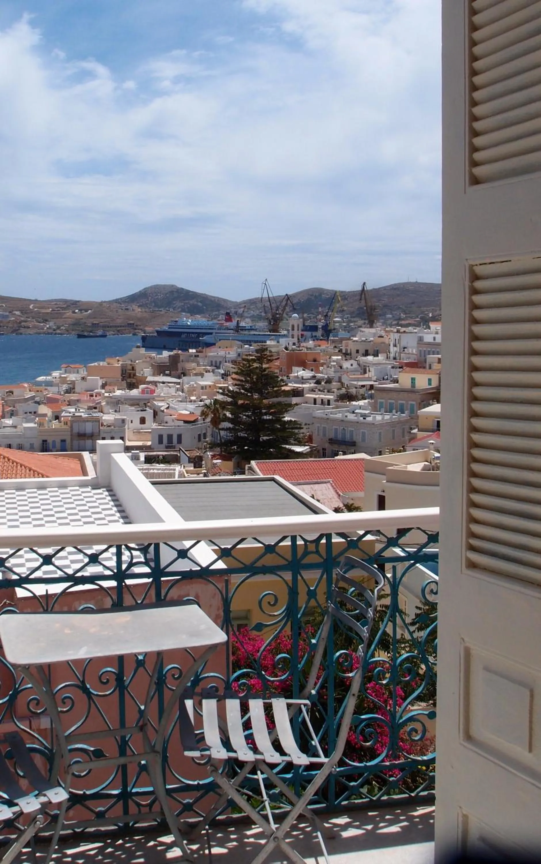 Balcony/Terrace in Villa Maria-Syros