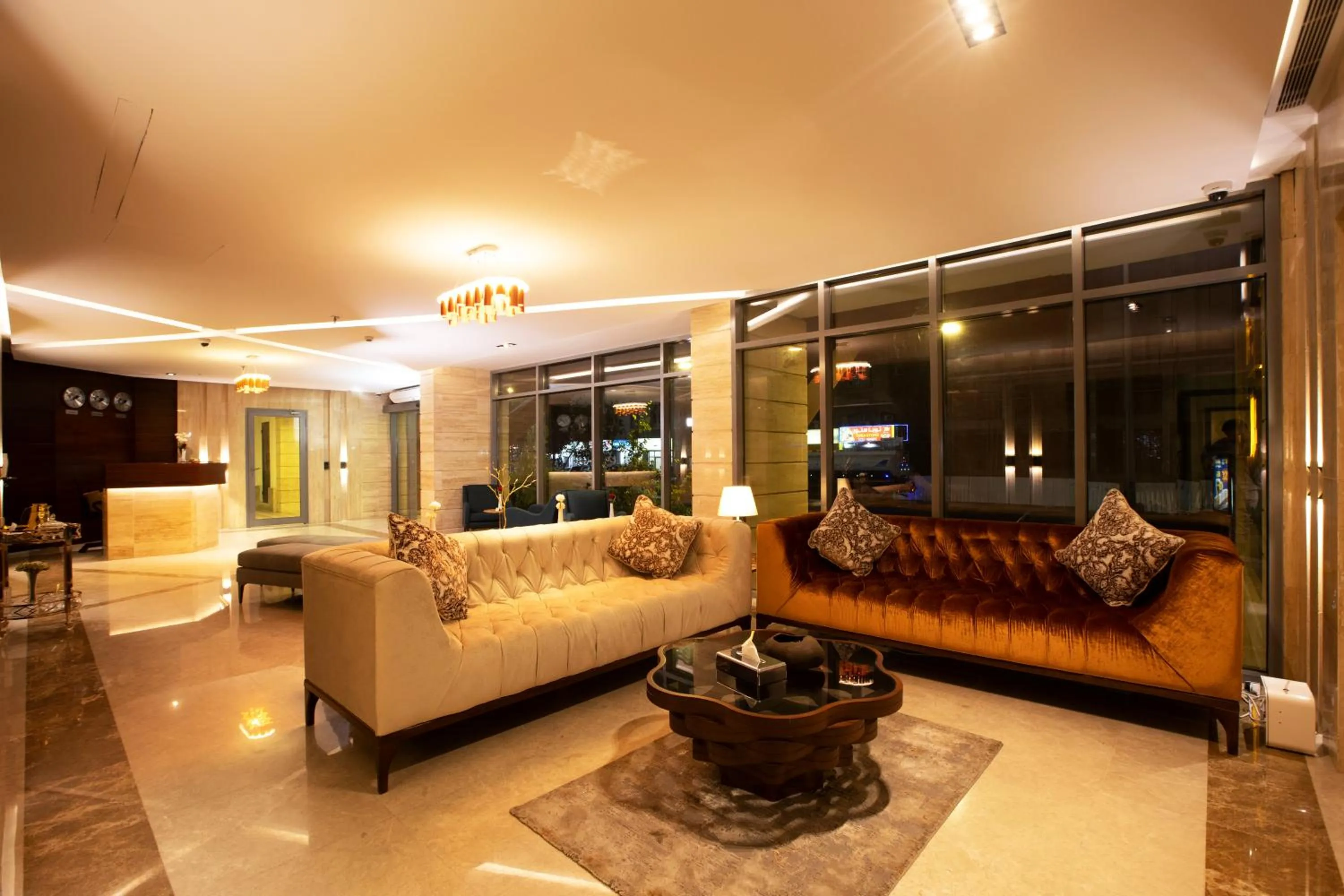 Lobby or reception in Eva Hotel