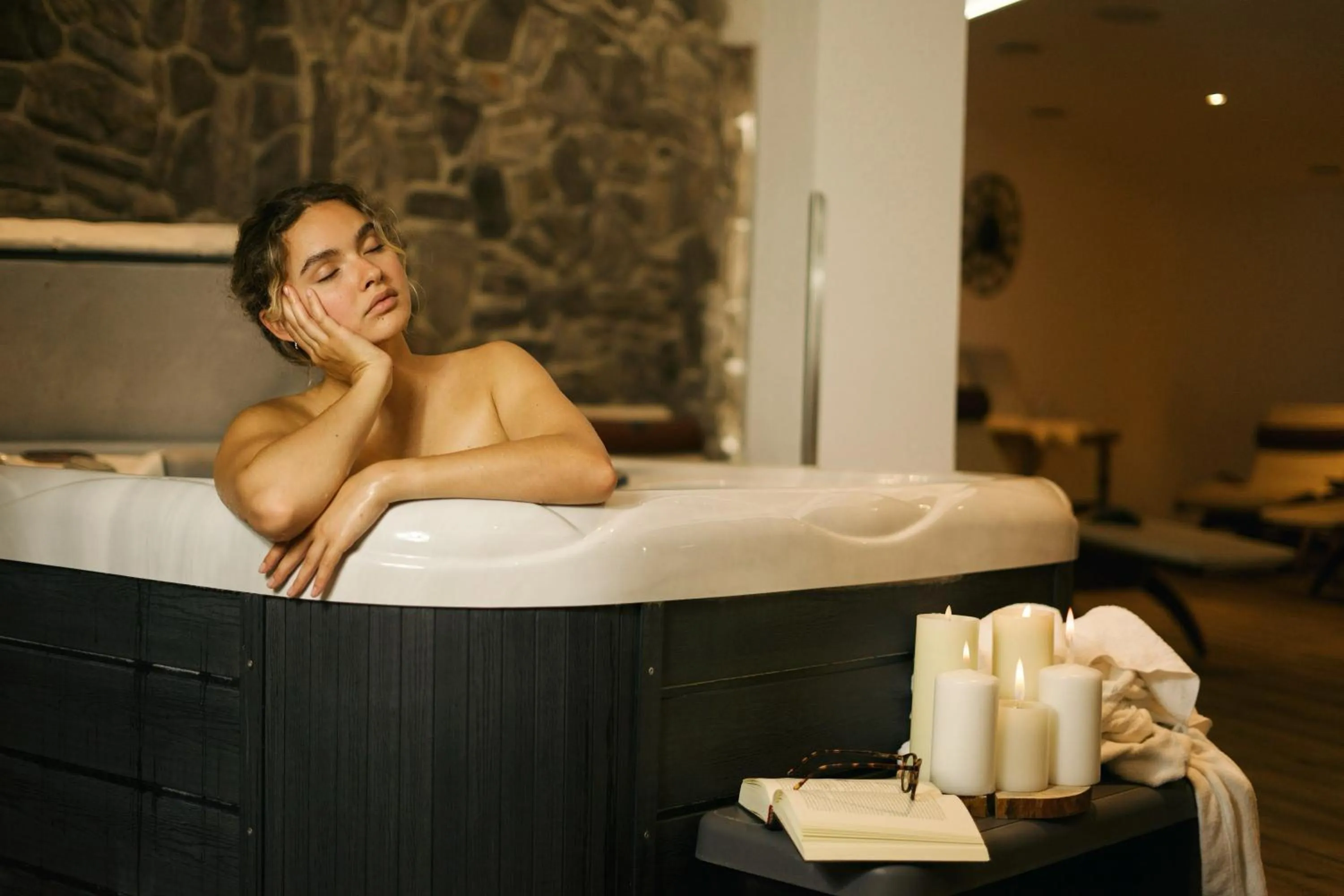 Hot Tub in Mäsers Allgäuherz