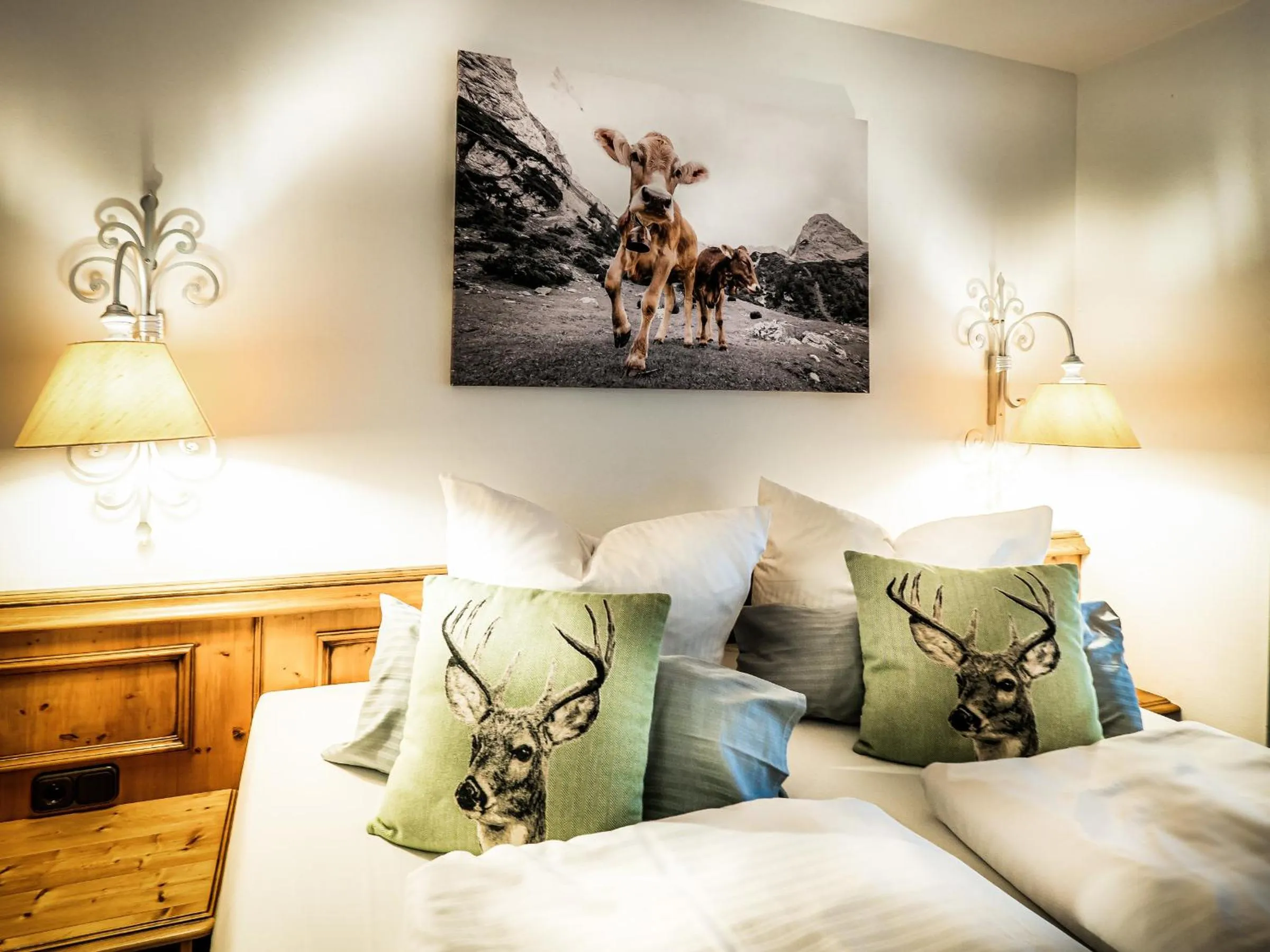 Bed in Mäsers Allgäuherz