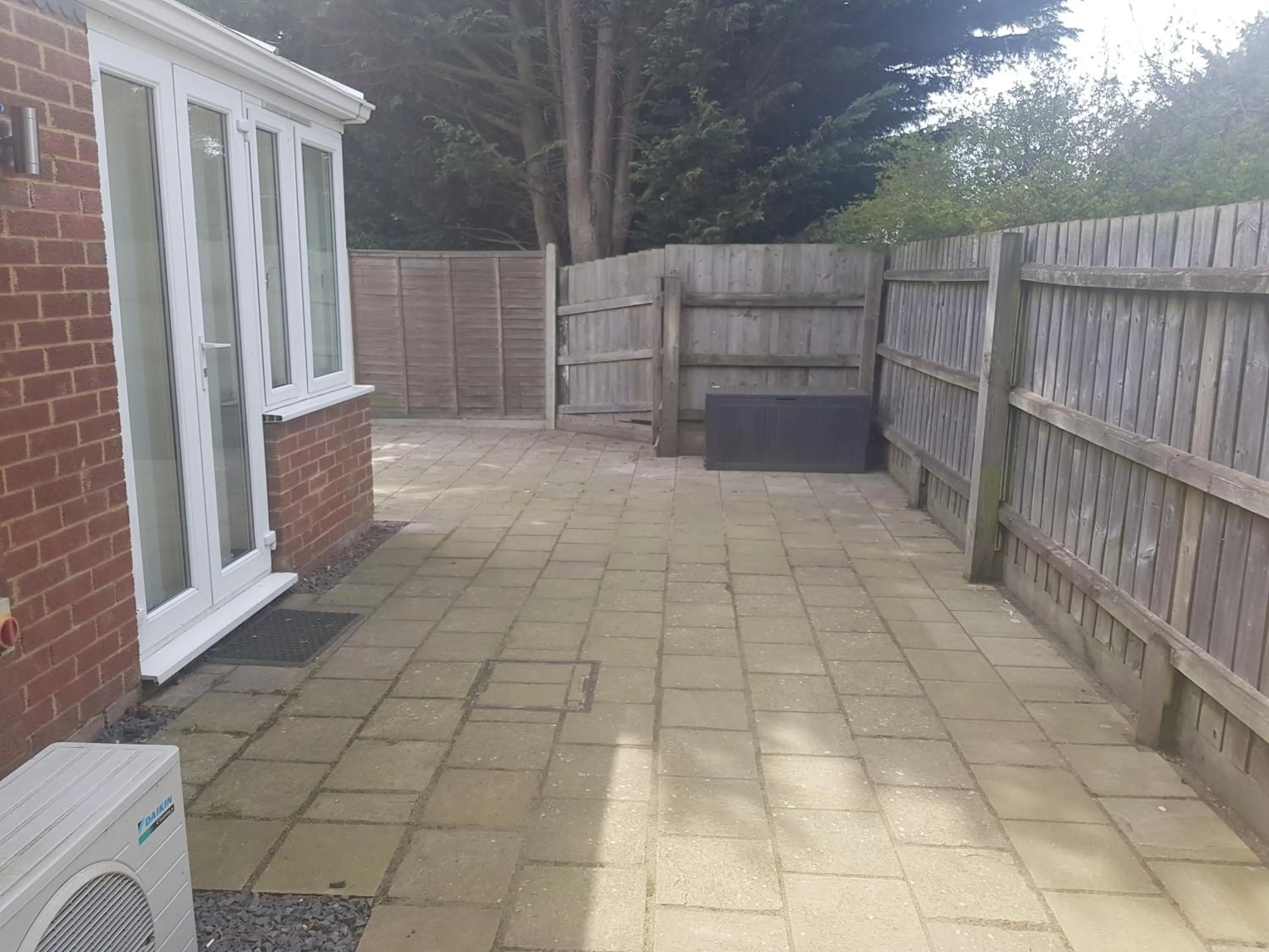 Patio in Low Farm Cottages
