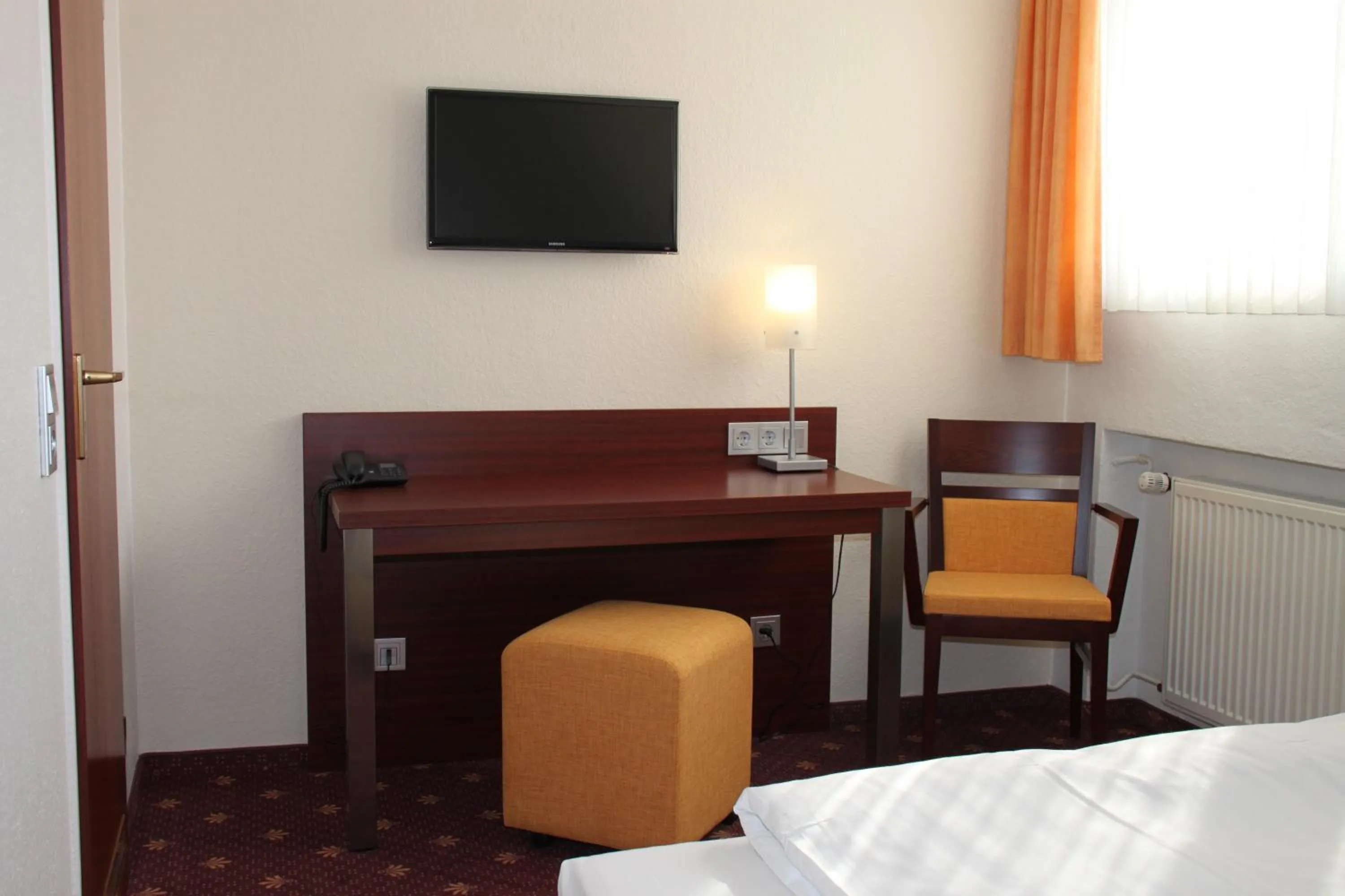 Decorative detail, Bed in Haus Sparkuhl Hotel Garni