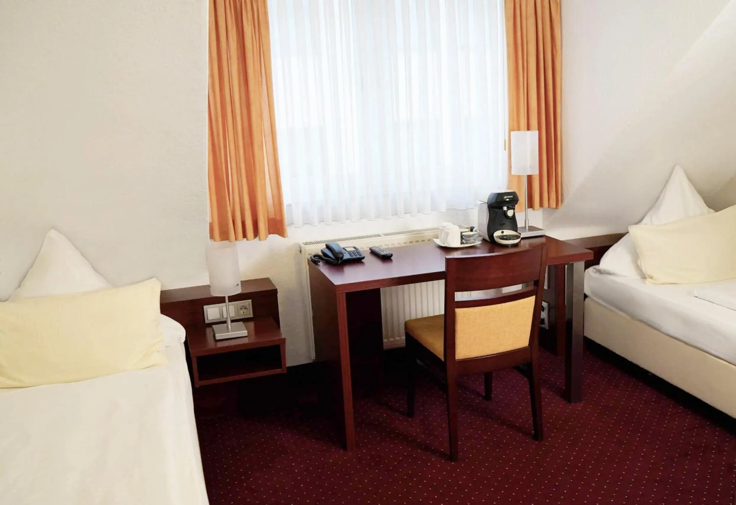 Bedroom, Bed in Haus Sparkuhl Hotel Garni