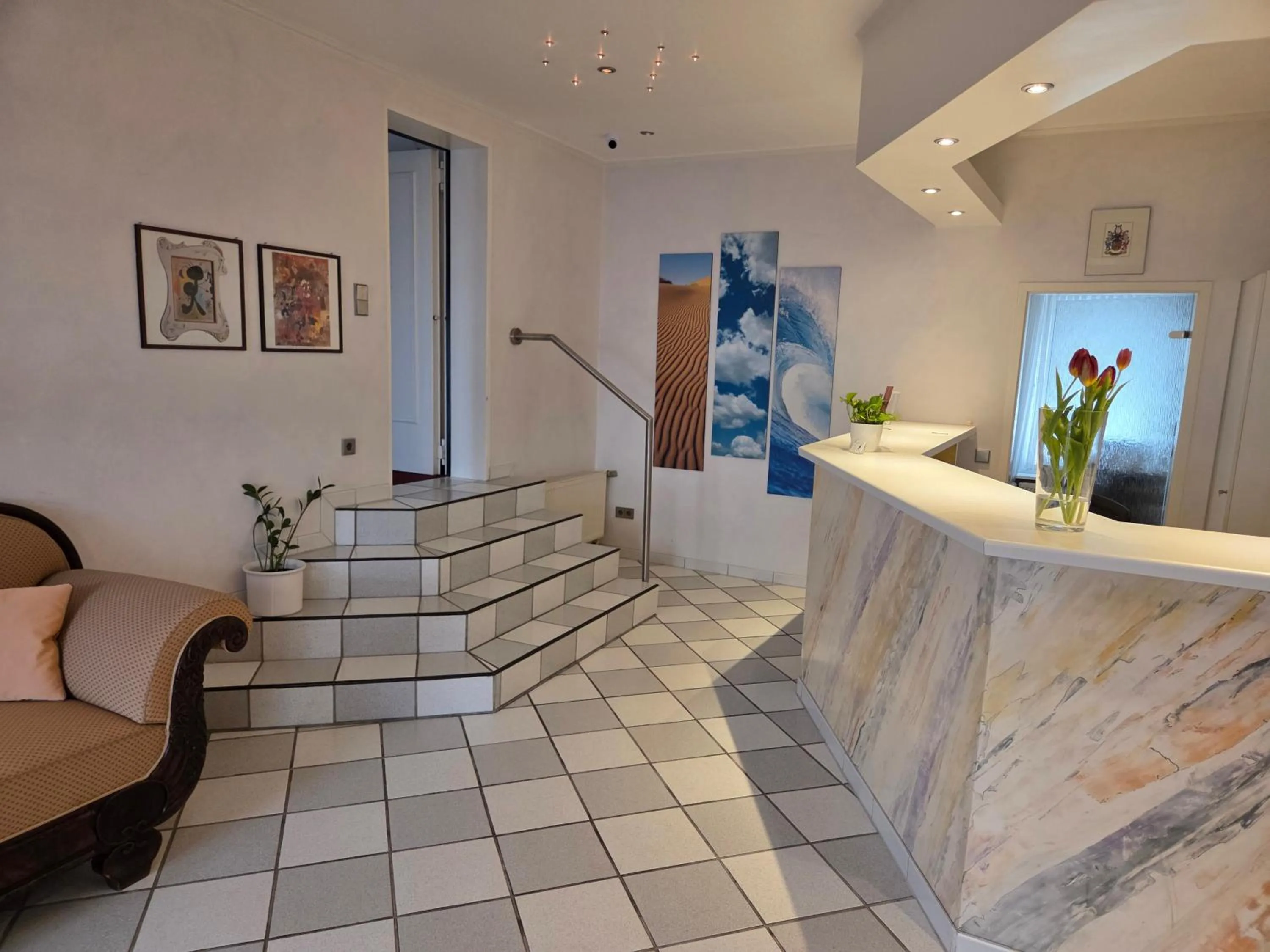 Lobby or reception in Haus Sparkuhl Hotel Garni