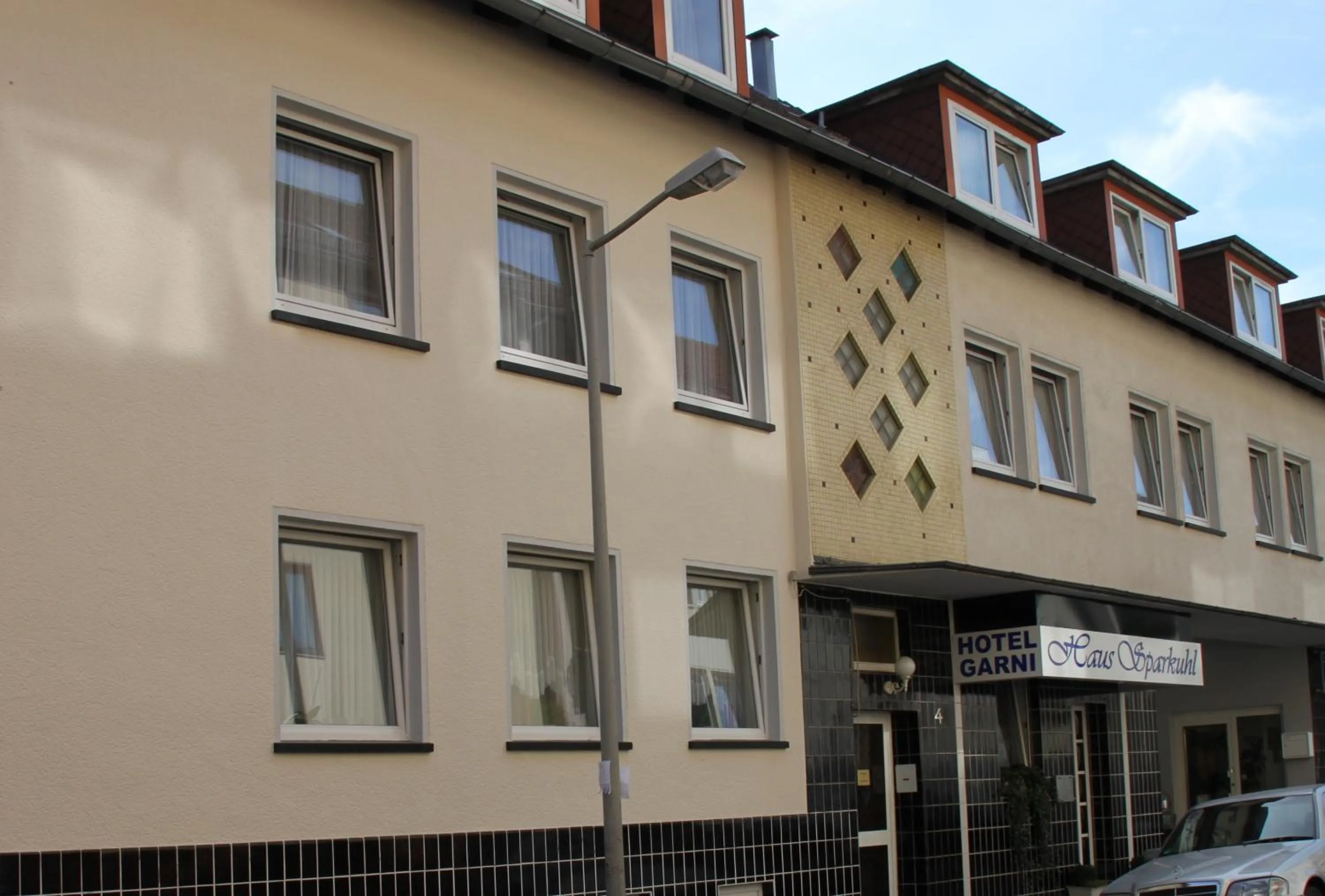 Property building in Haus Sparkuhl Hotel Garni