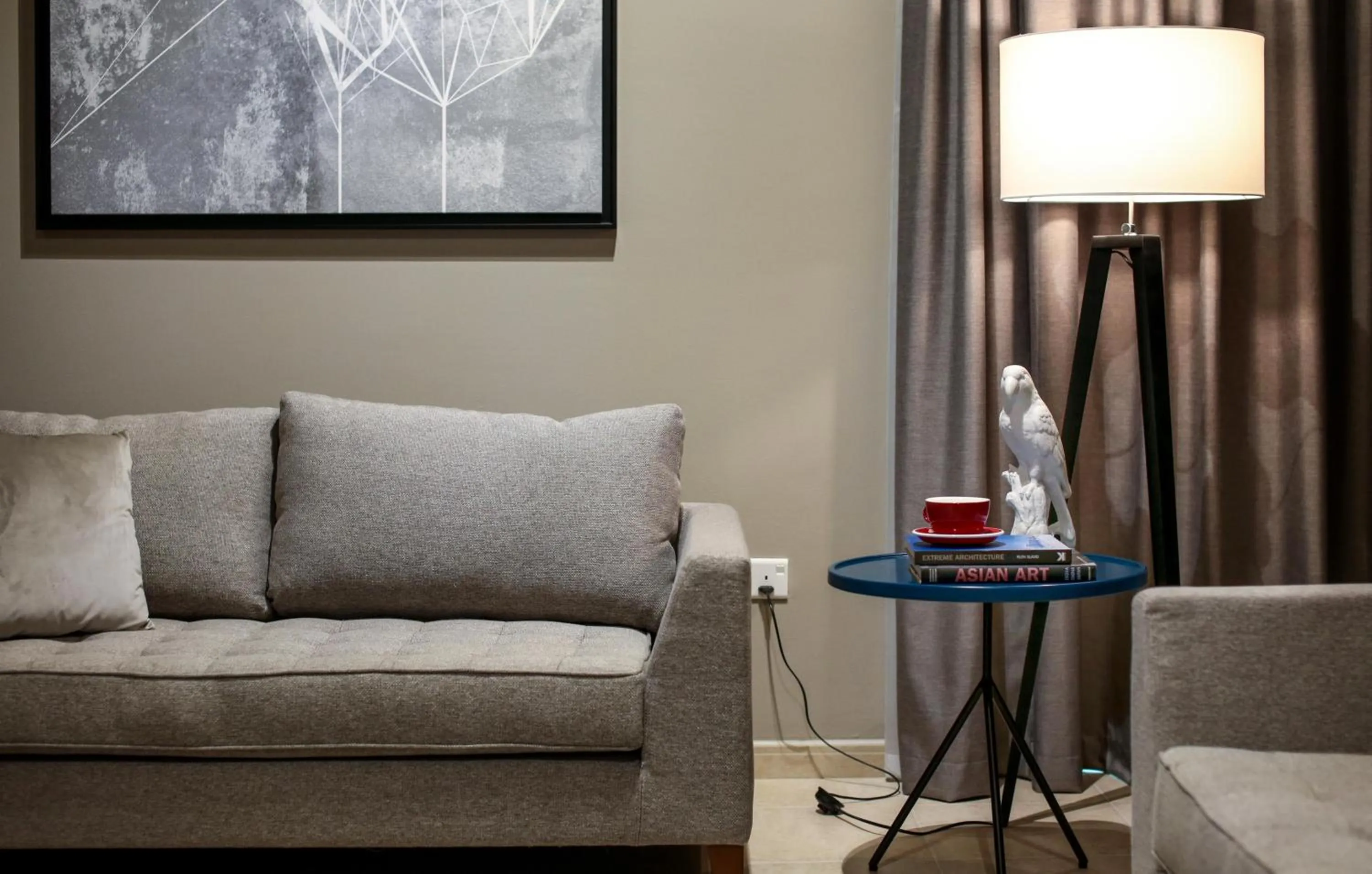 Living room in Dusit Princess Residences Dubai Marina