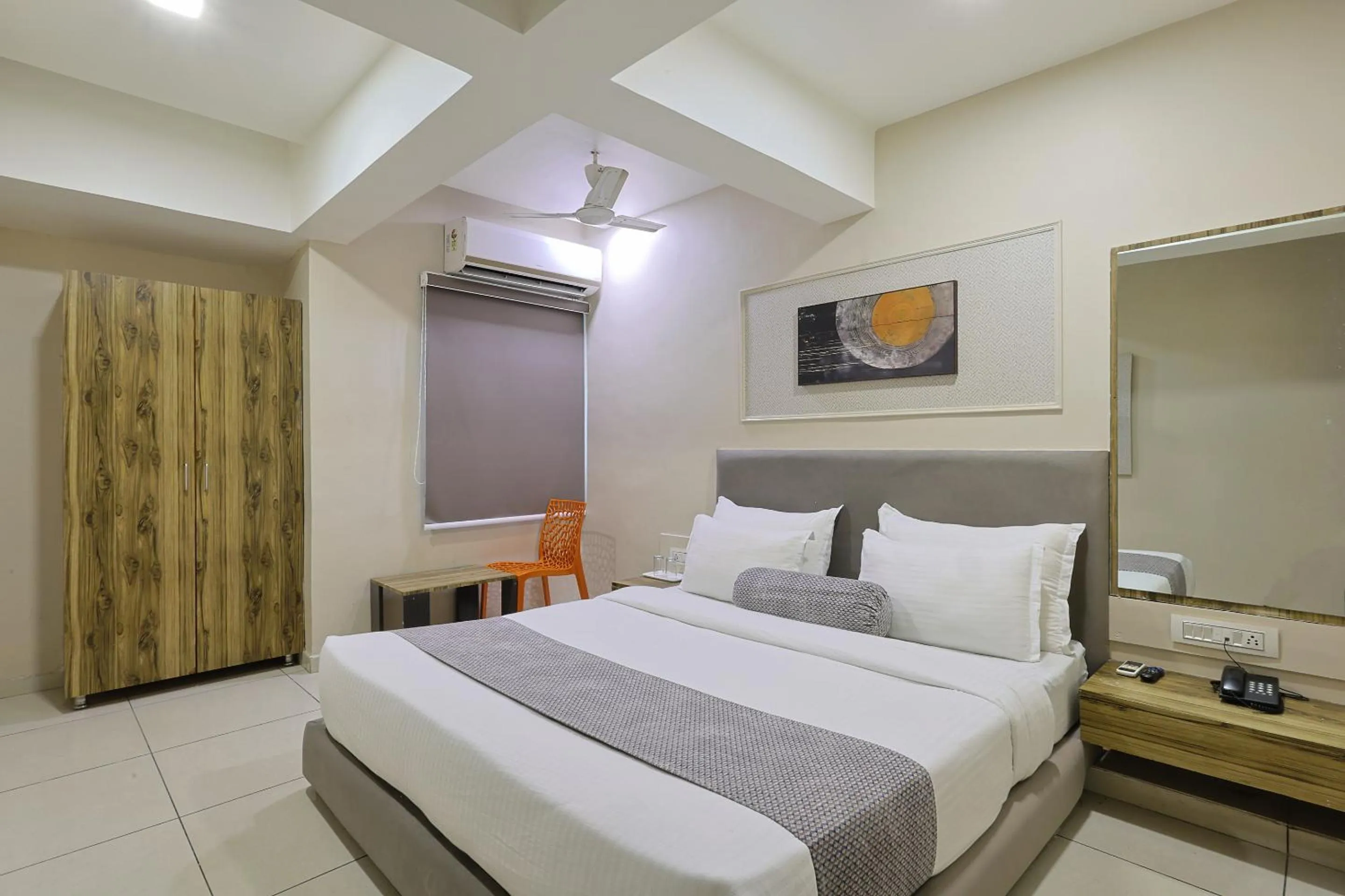 Bed in HOTEL SHALIGRAM